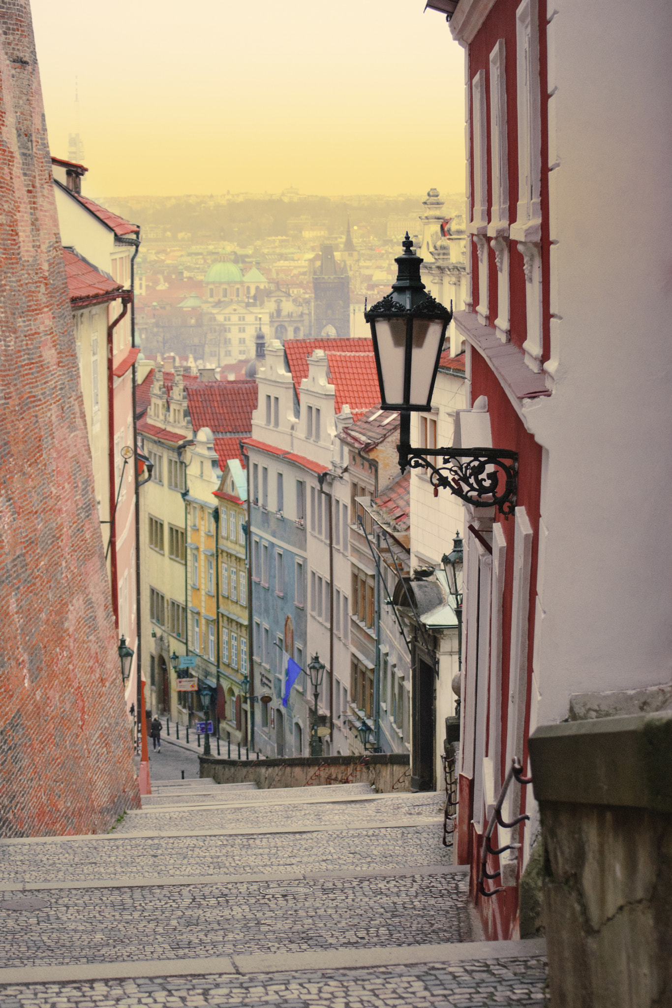 Nikon D3000 sample photo. A sunrise view of prague photography