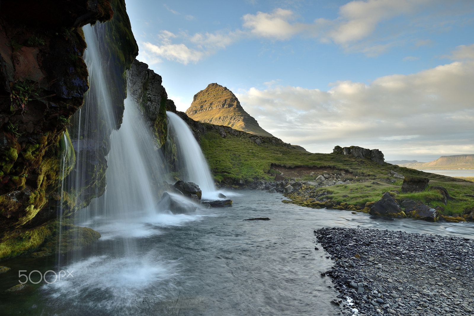 Nikon D500 sample photo. Waterfall at the mountain photography