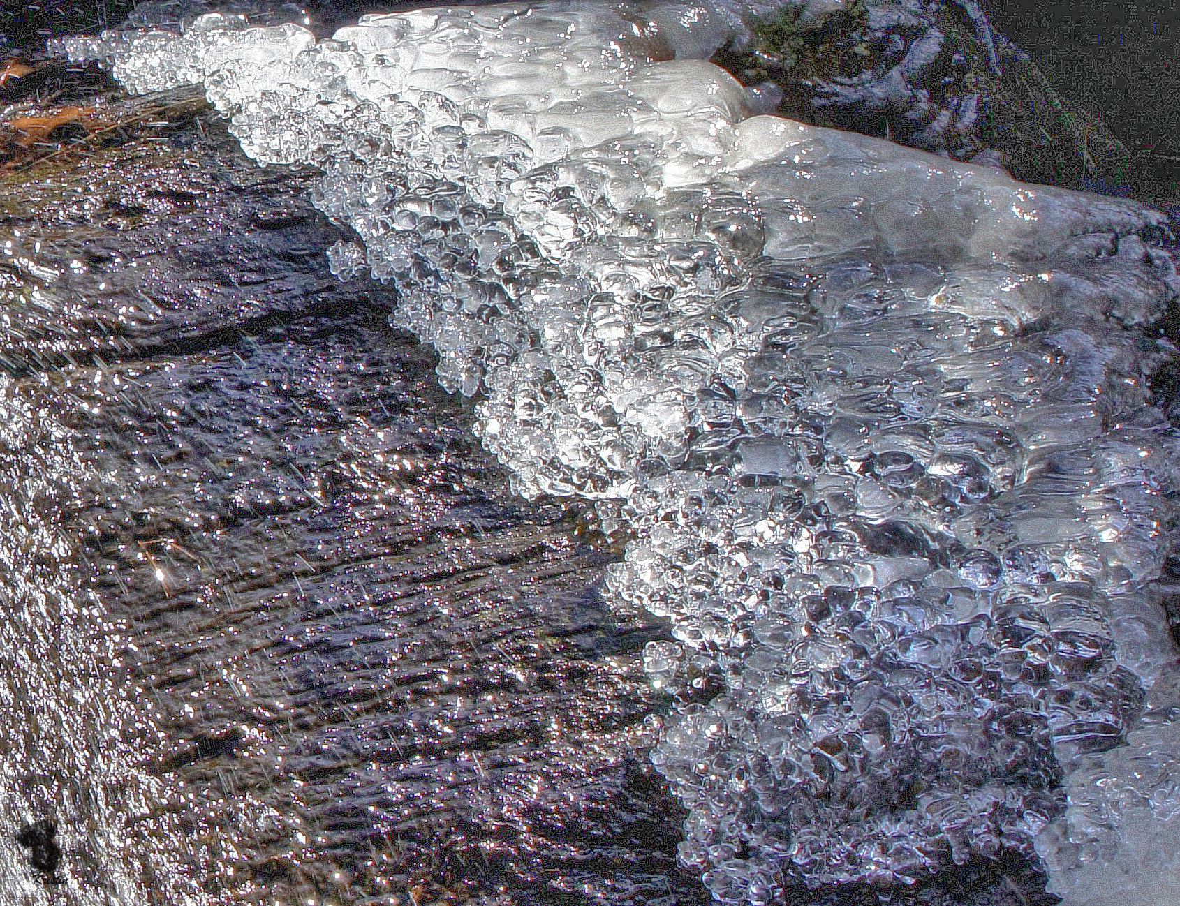 Sony E 55-210mm F4.5-6.3 OSS sample photo. Frozen falls photography
