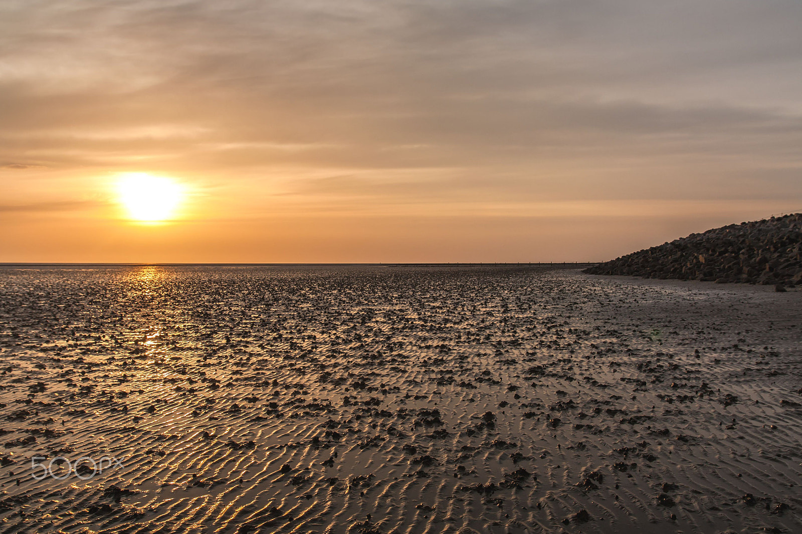 Tamron SP AF 17-50mm F2.8 XR Di II LD Aspherical (IF) sample photo. Sonnenuntergang nordsee photography