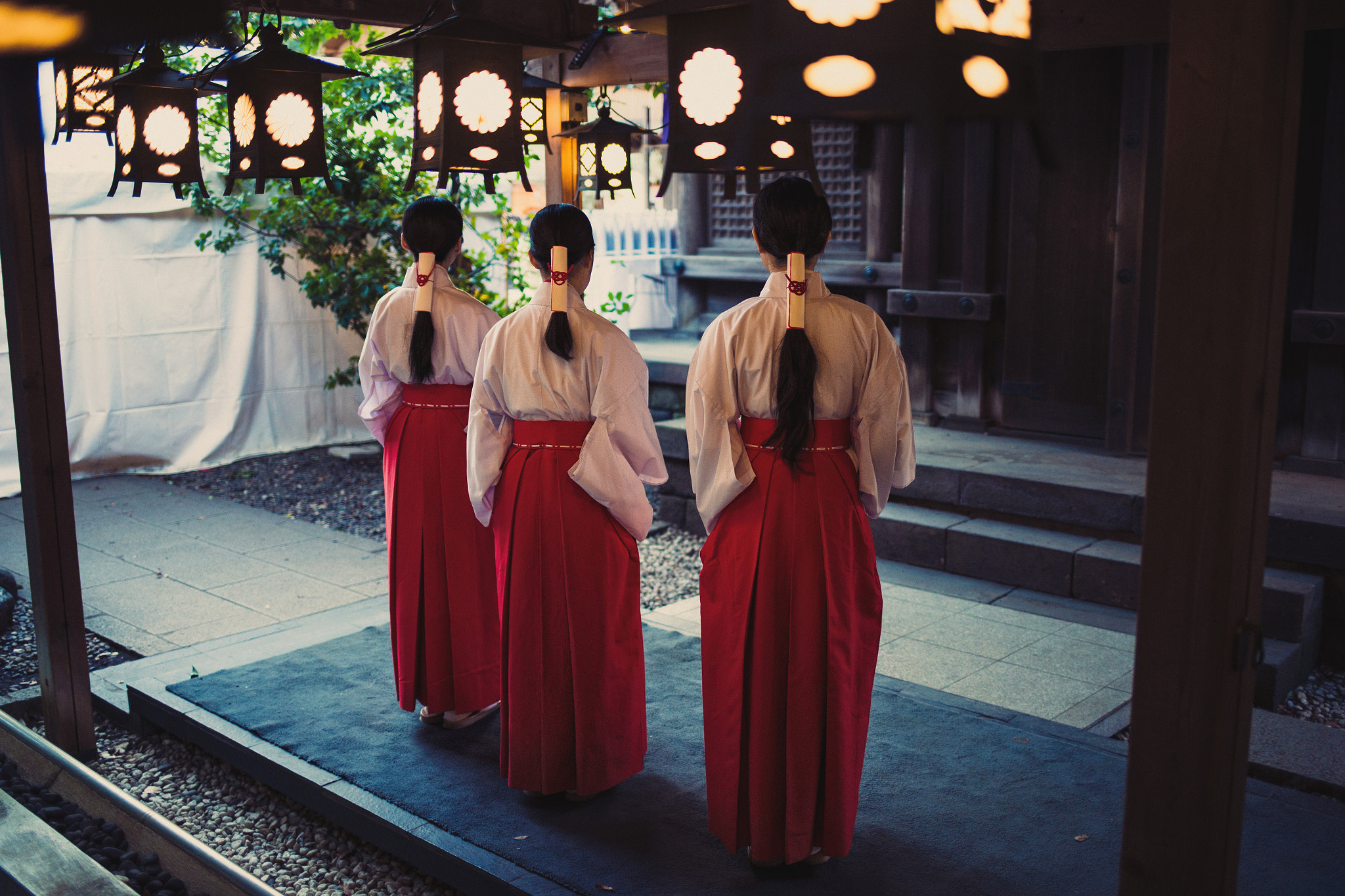 Canon EF 35mm F2 IS USM sample photo. 巫 女 photography