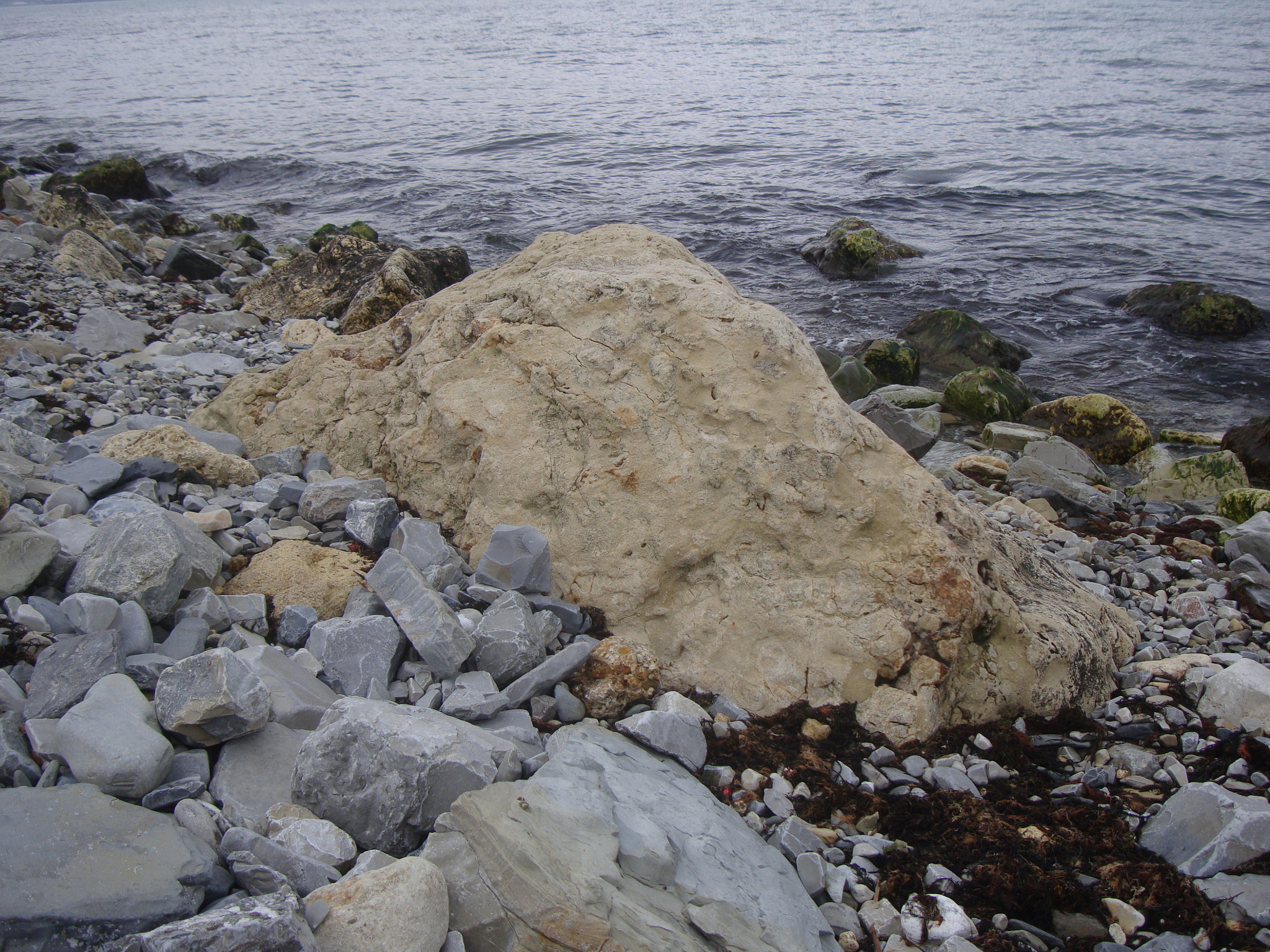 Sony Cyber-shot DSC-W300 sample photo. Big stone on sea side photography