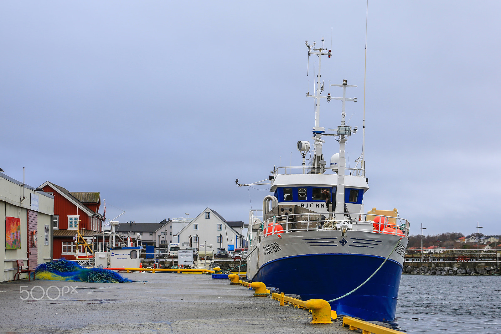 Canon EOS 6D sample photo. Fishingboat bjørn in harbour photography