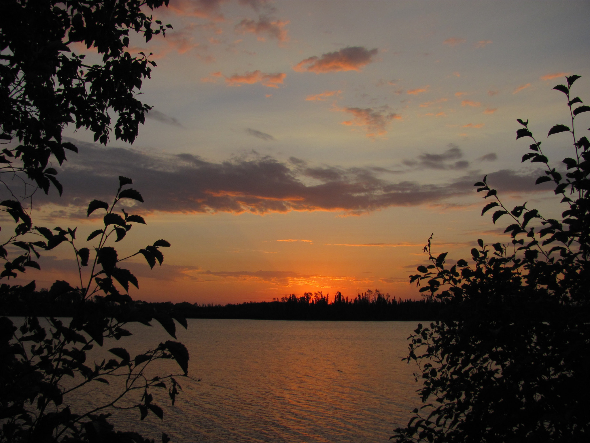 Canon PowerShot SX120 IS sample photo. Sunrise o'sullivan lake - september, 2012 photography