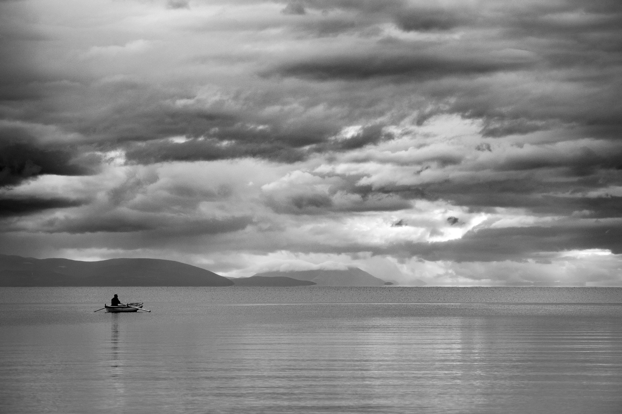 Nikon D5300 + Sigma 70-300mm F4-5.6 DG OS sample photo. The loneliness of the fisherman photography