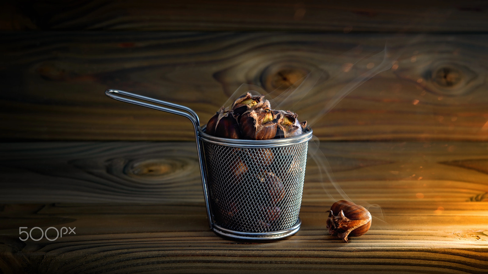 Nikon D800 + Nikon AF-S Micro-Nikkor 60mm F2.8G ED sample photo. Roasted chestnuts in basket photography