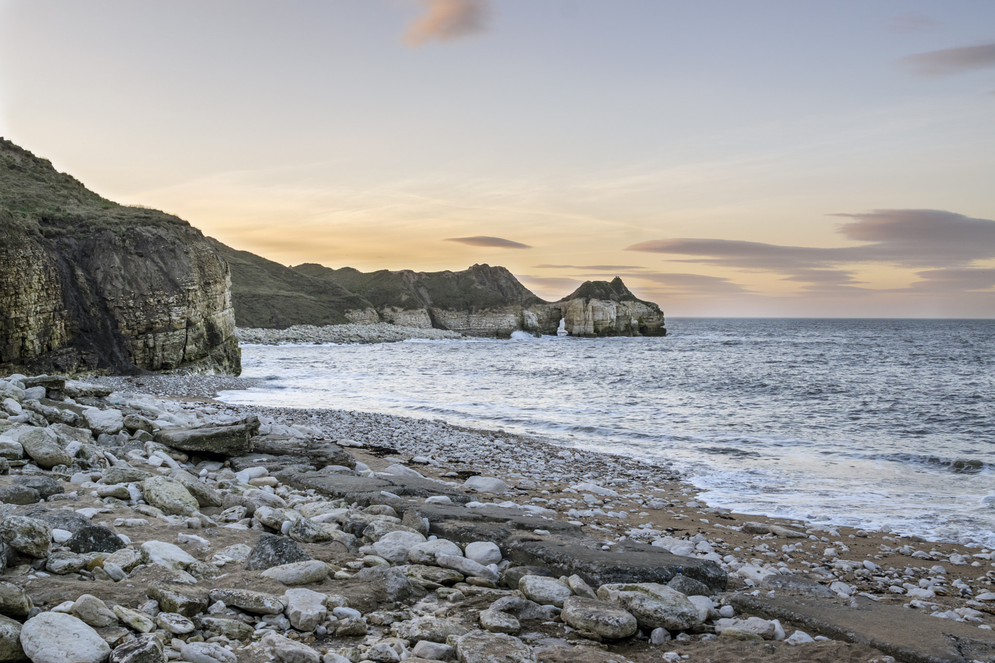 Nikon D5300 + Sigma 24-70mm F2.8 EX DG HSM sample photo. Thornwick bay photography