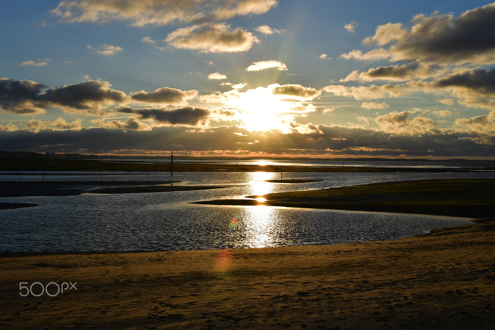 Nikon D5 sample photo. Coucher de soleil arcachon photography