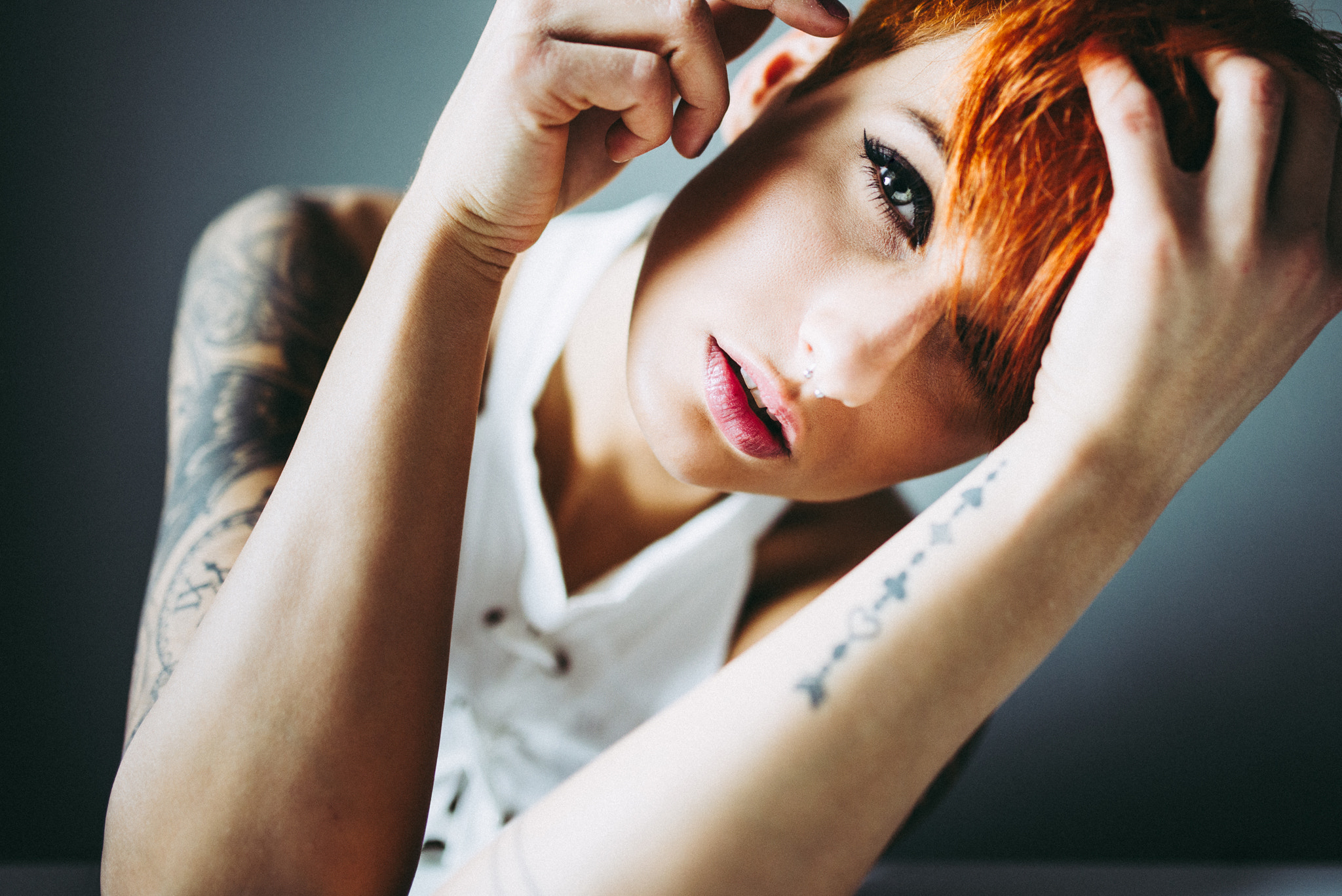 Nikon D800 + Sigma 35mm F1.4 DG HSM Art sample photo. #red hair photography