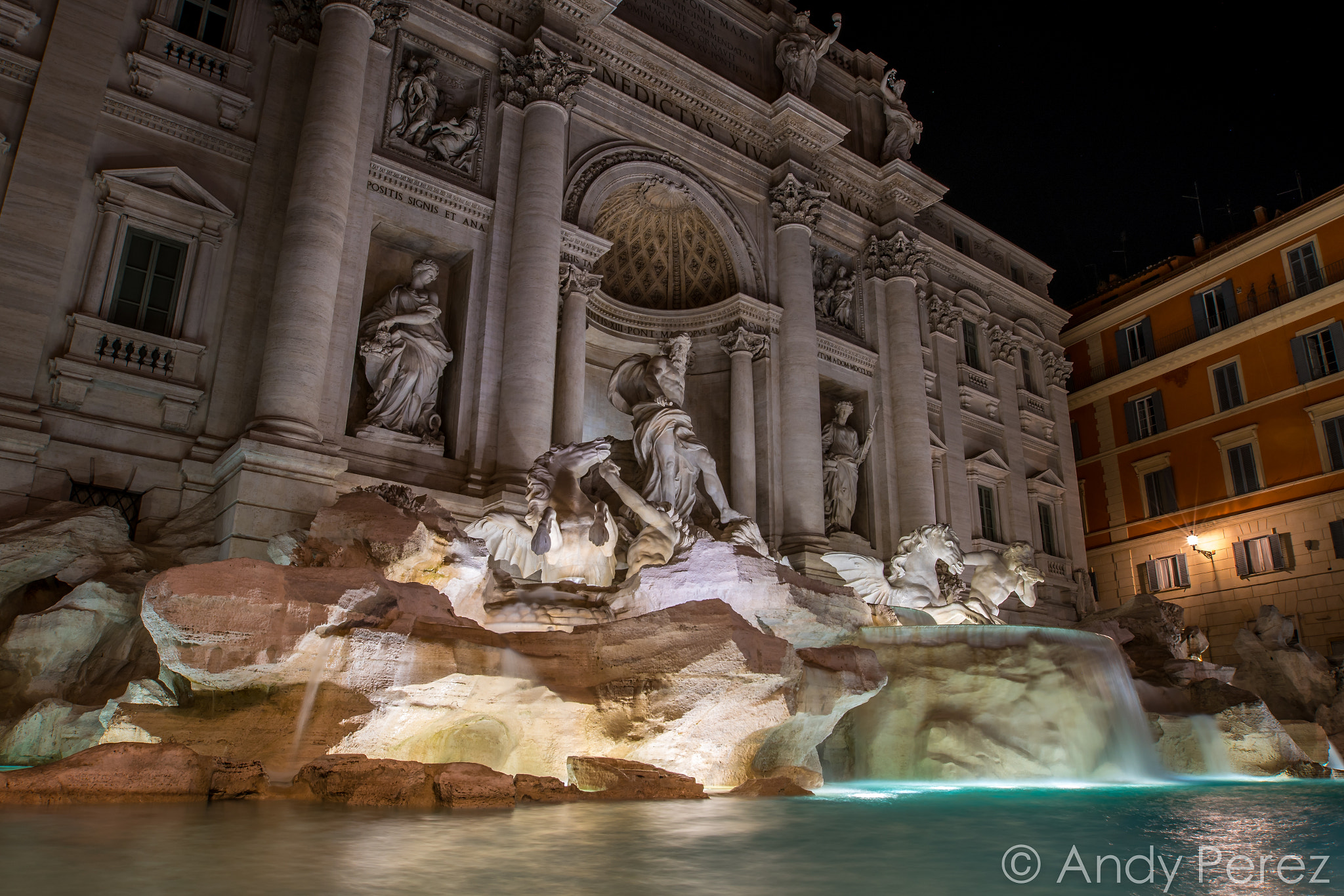 Sony a7R II + Sony DT 50mm F1.8 SAM sample photo. The trevi fountain photography