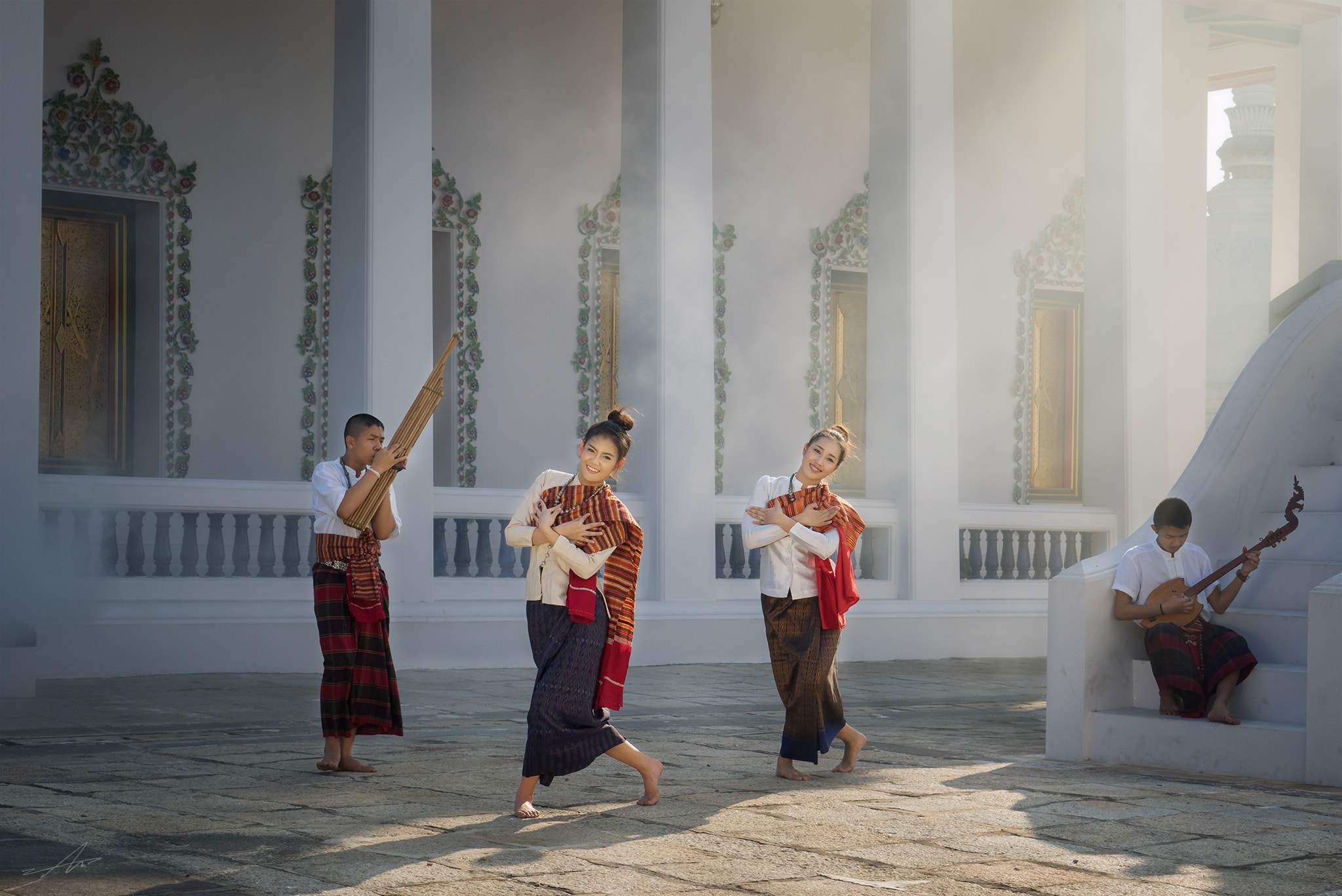 Sony a7R + Sony Vario Tessar T* FE 24-70mm F4 ZA OSS sample photo. The art culture thailand dancing in bangkok. photography