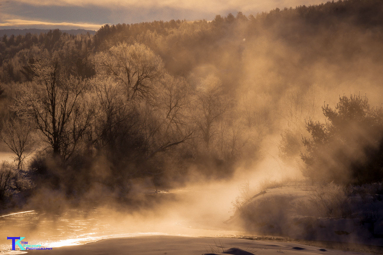 Canon EOS 600D (Rebel EOS T3i / EOS Kiss X5) sample photo. Mist on a late winter morning photography