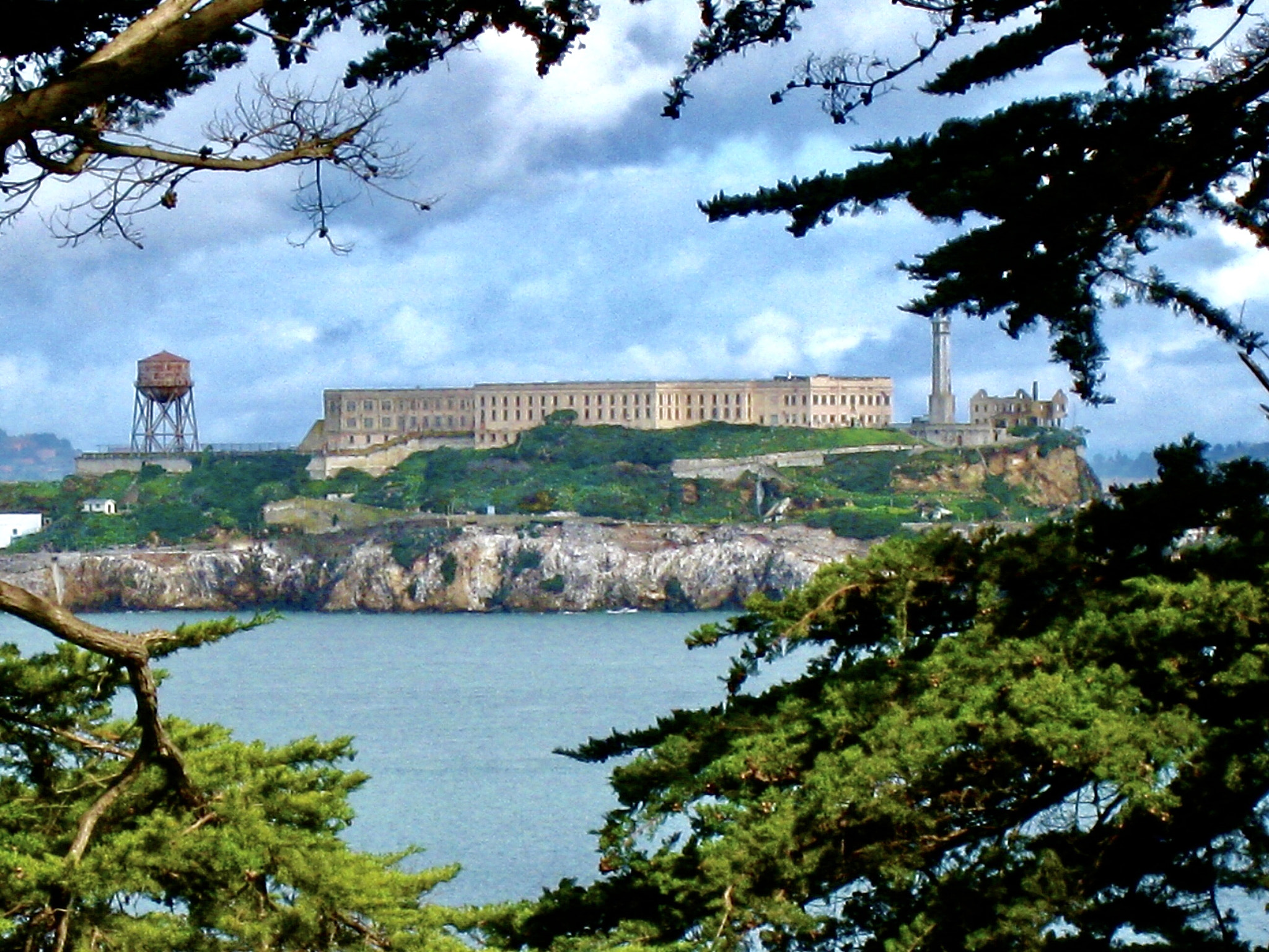 Canon POWERSHOT SD870 IS sample photo. Alcatraz from fort mason, san francisco, california 2009 photography