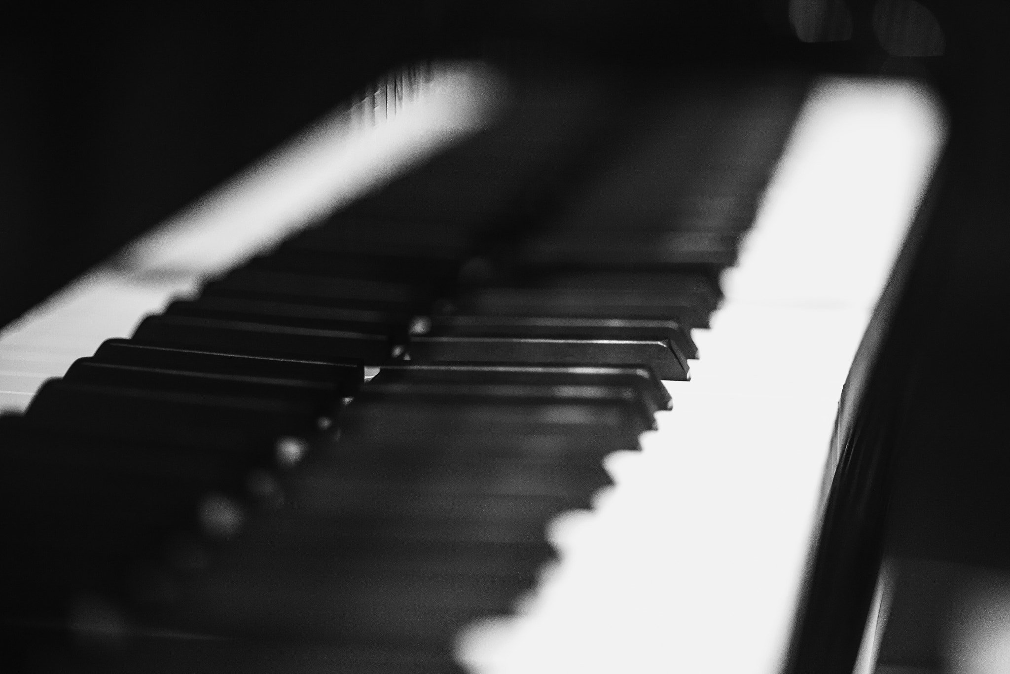 Canon EOS 5D Mark II + Canon EF 85mm F1.2 sample photo. Piano keys photography