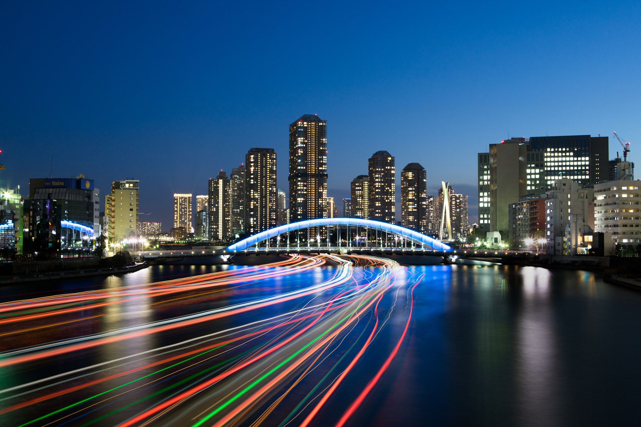 Sony a7 II + Canon EF 24-70mm F2.8L USM sample photo. 永代橋 eitai bridge photography