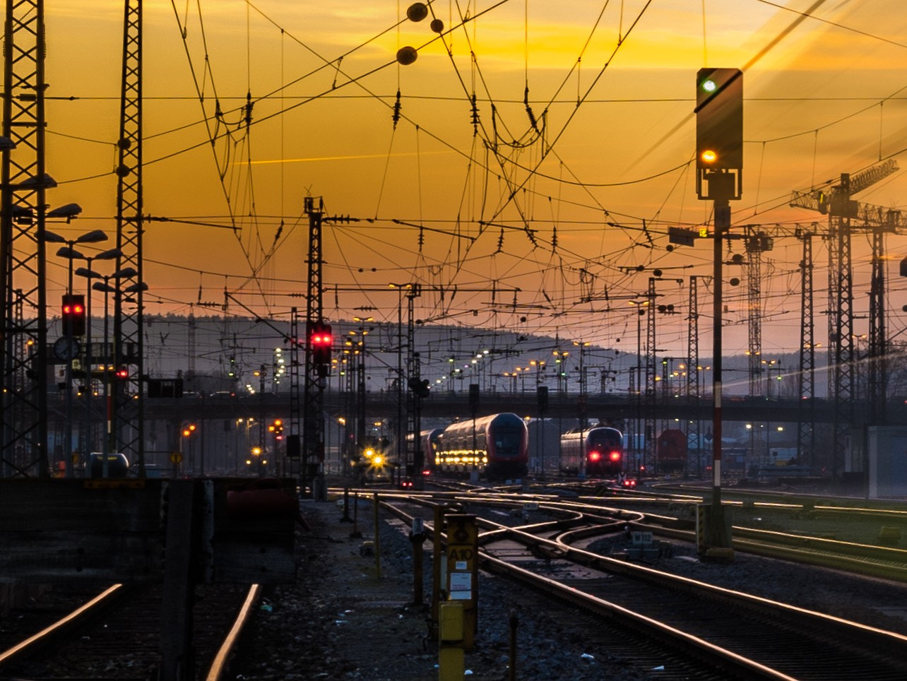 Sony a7 sample photo. Railway station regensburg photography