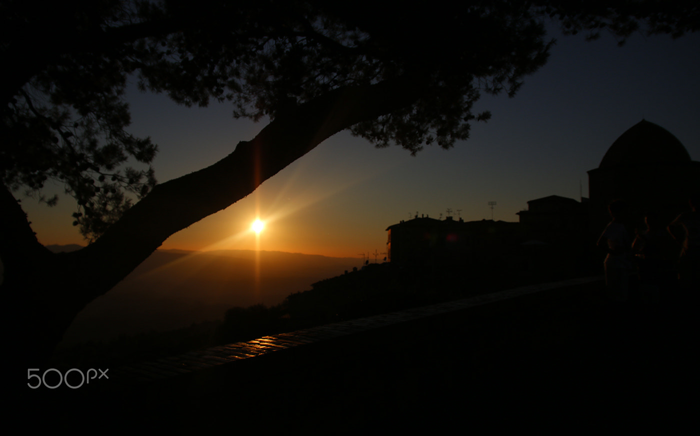 Canon EOS 70D sample photo. Sunset in tuscany photography