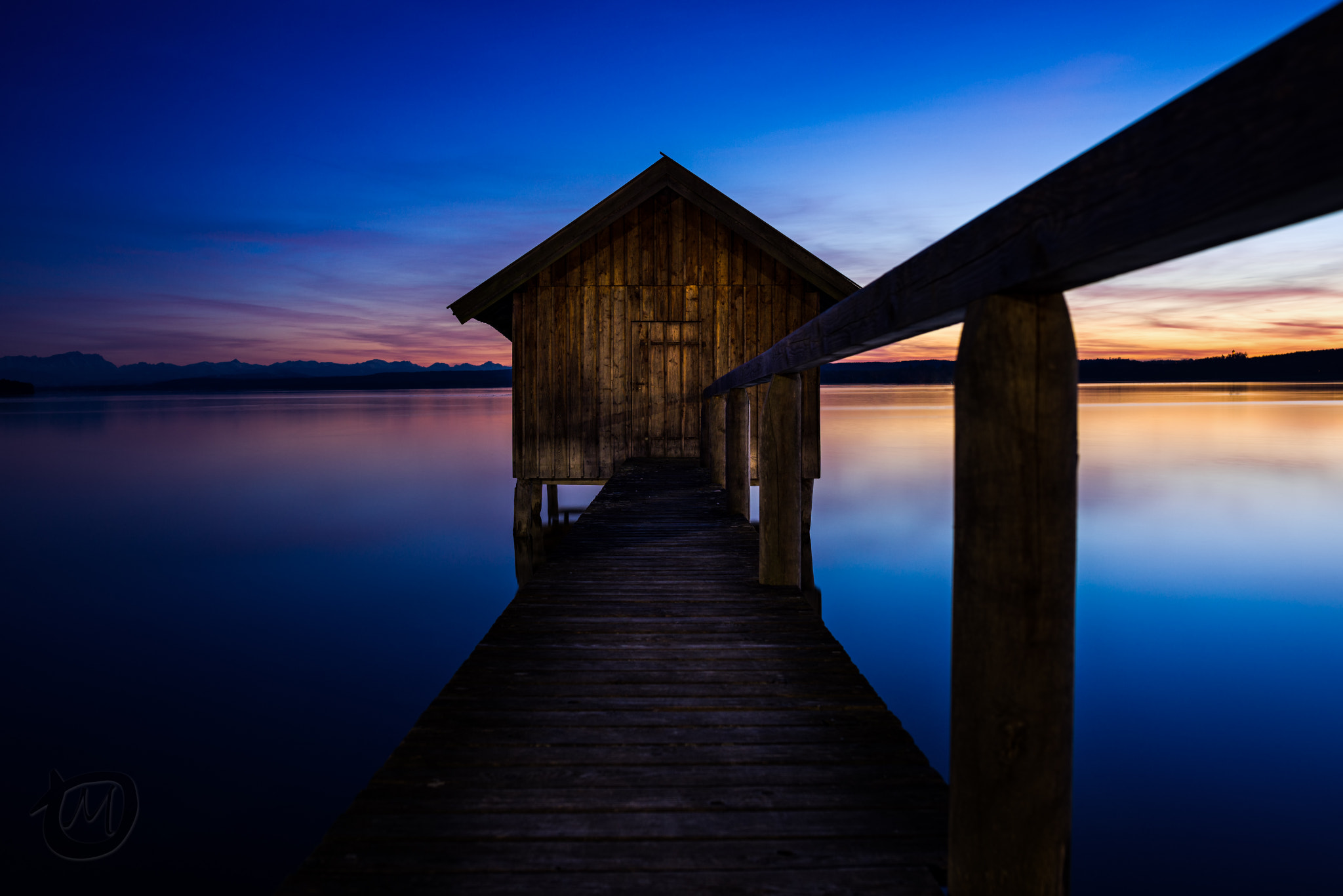 Nikon D800E + Sigma 35mm F1.4 DG HSM Art sample photo. Sunset at the lake photography