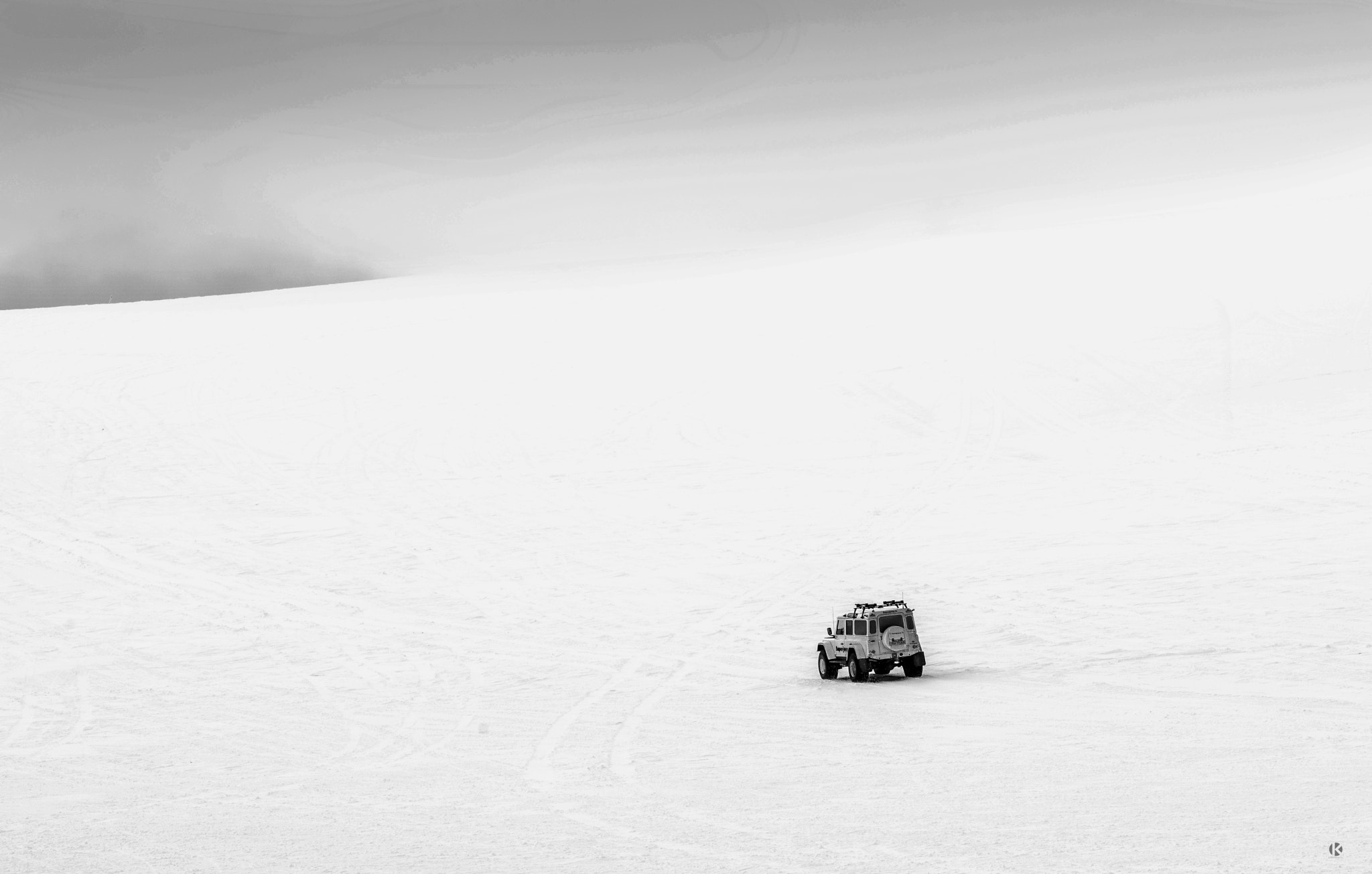 Pentax K-1 sample photo. Alone in snow sahara photography