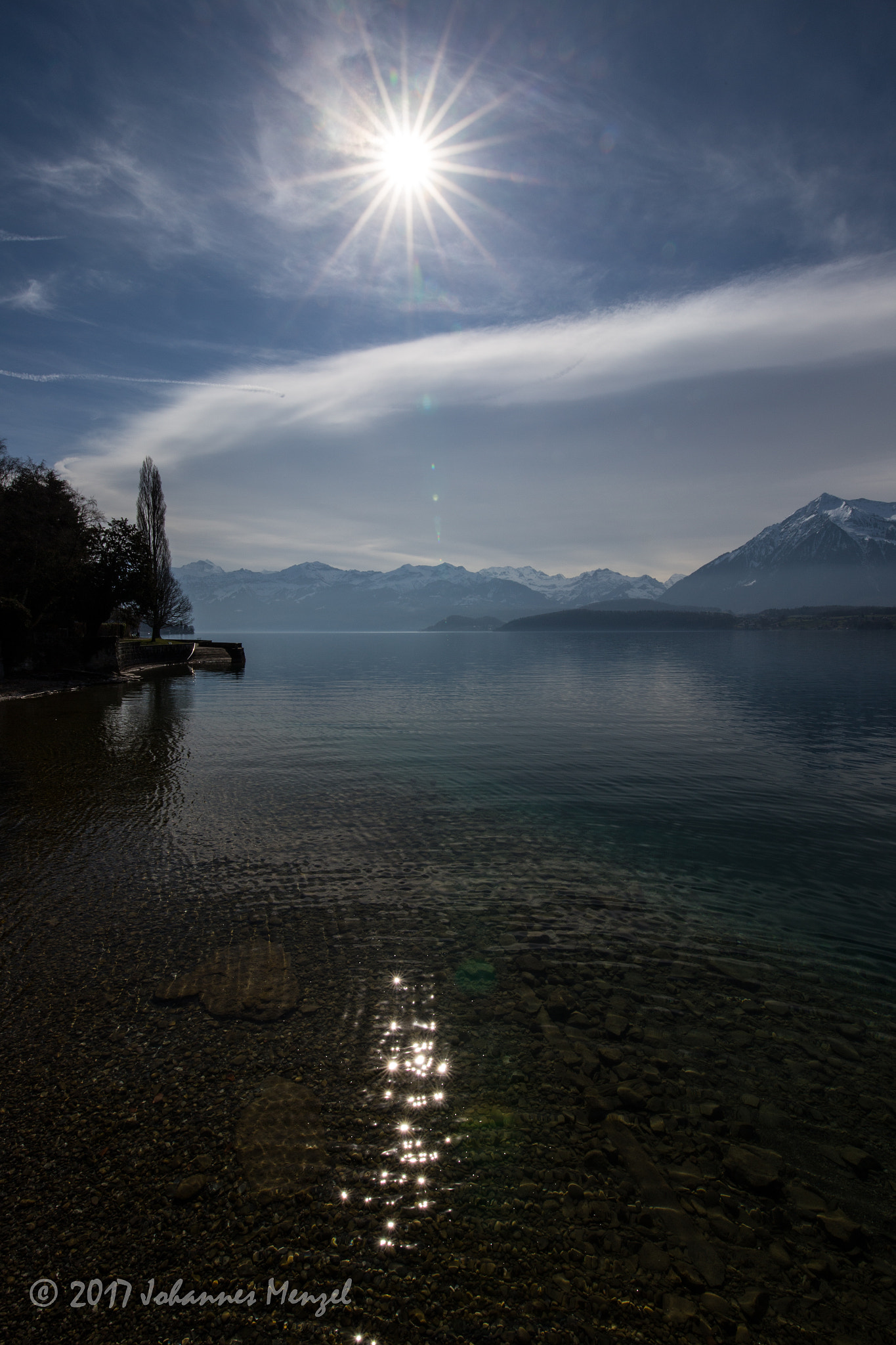 Canon EOS 6D + Canon EF 300mm f/2.8L sample photo. Sun on the lake photography