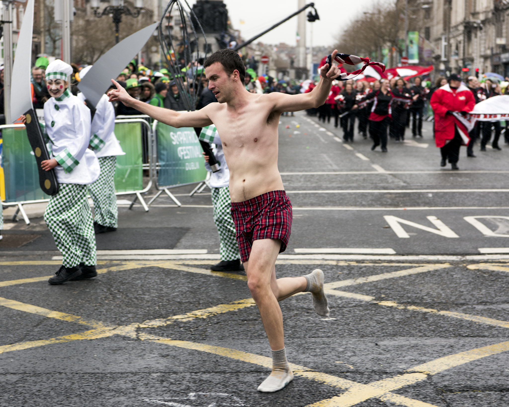 Nikon AF-S Nikkor 24-70mm F2.8E ED VR sample photo. Even the streakers know it's a family event! photography