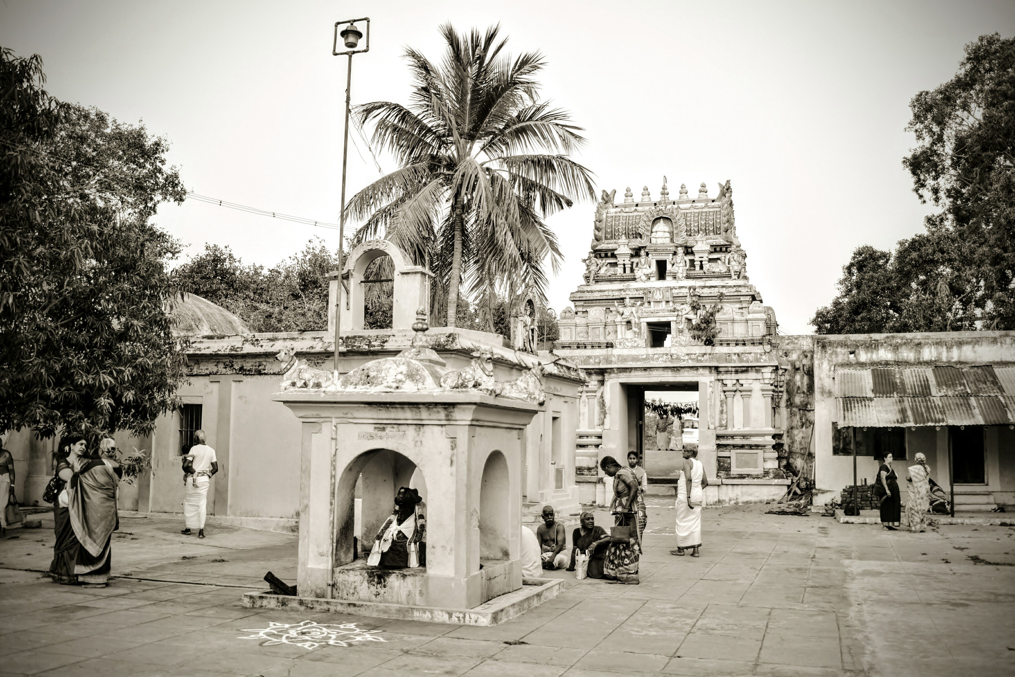 Nikon D810 sample photo. Shiva temple near thiruvaiyaru photography