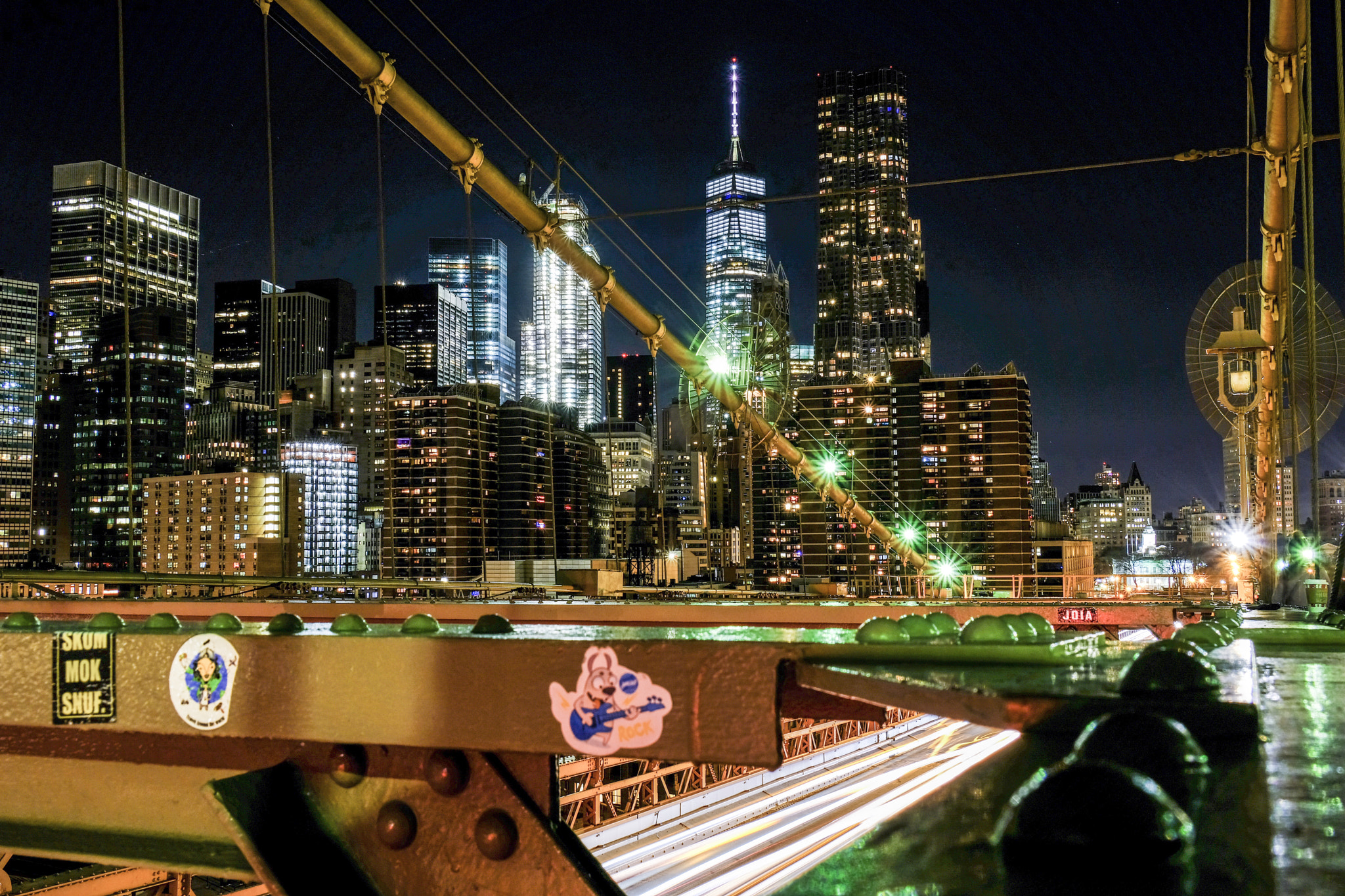 Fujifilm X-T2 sample photo. A look at downtown manhattan from the brooklyn bridge using a long exposure. photography