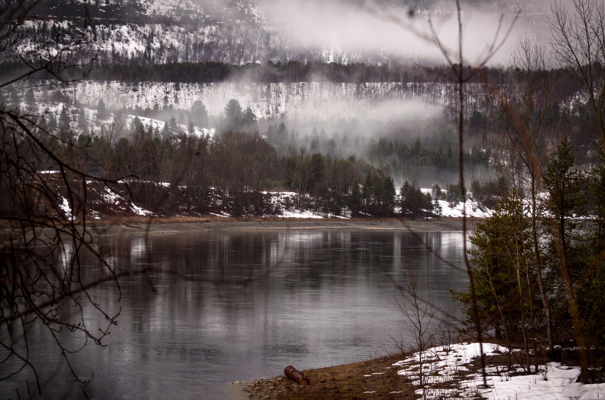 Nikon D5500 sample photo. Moody river photography