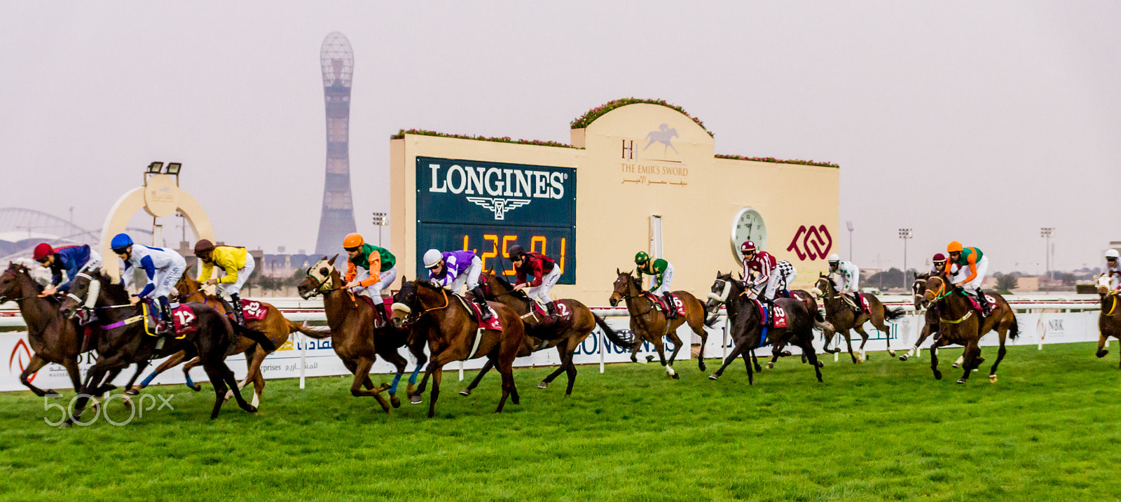 Sony DT 18-135mm F3.5-5.6 SAM sample photo. Horse racing photography