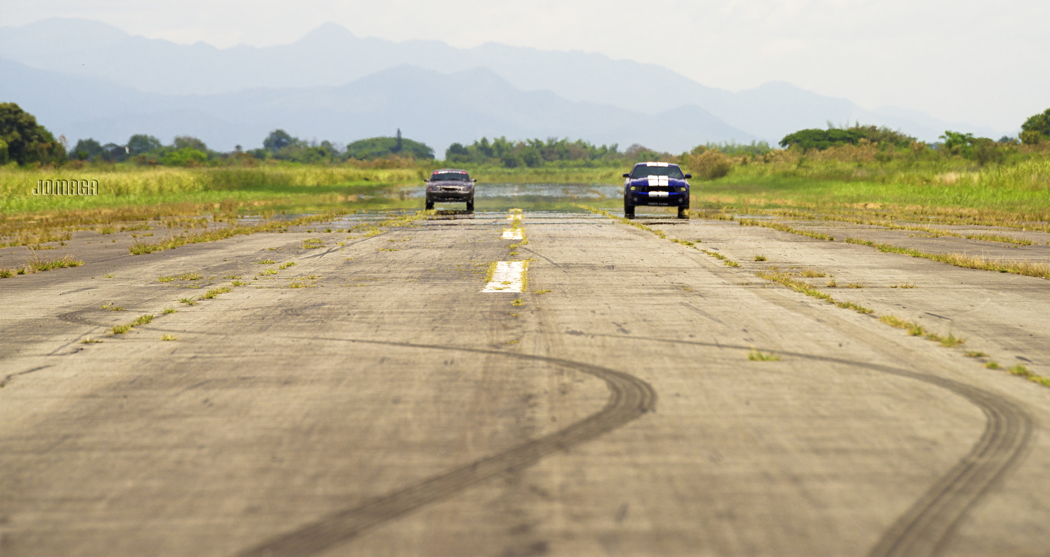 Pentax K-1 sample photo. Ford mustang old & new photography