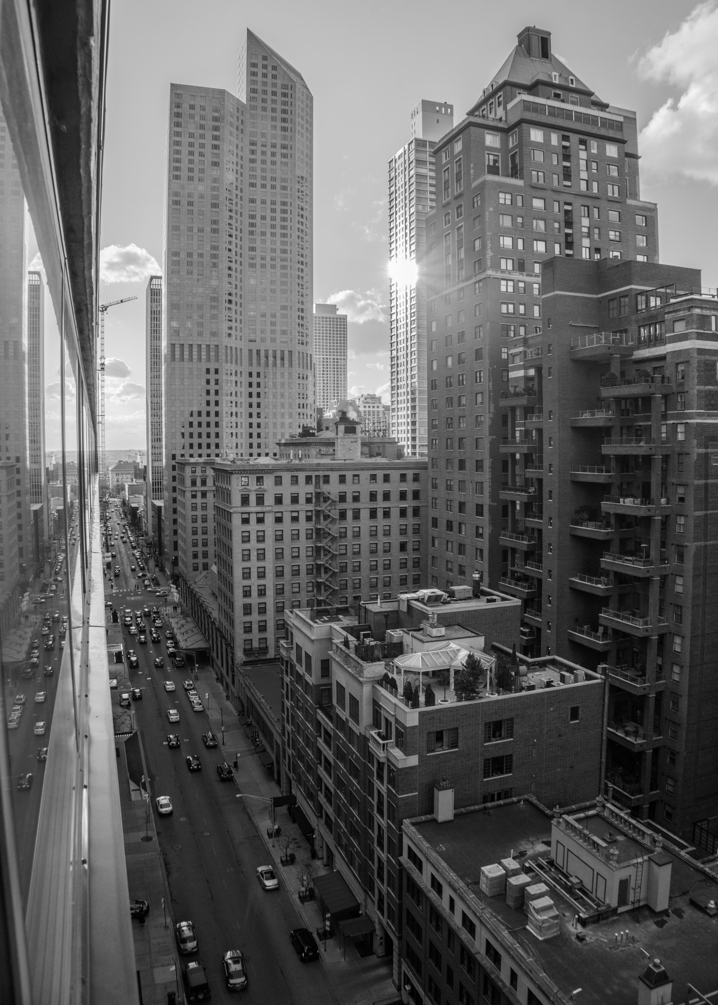Sony a7R + Sony FE 24-240mm F3.5-6.3 OSS sample photo. Chicago from my hotel room photography