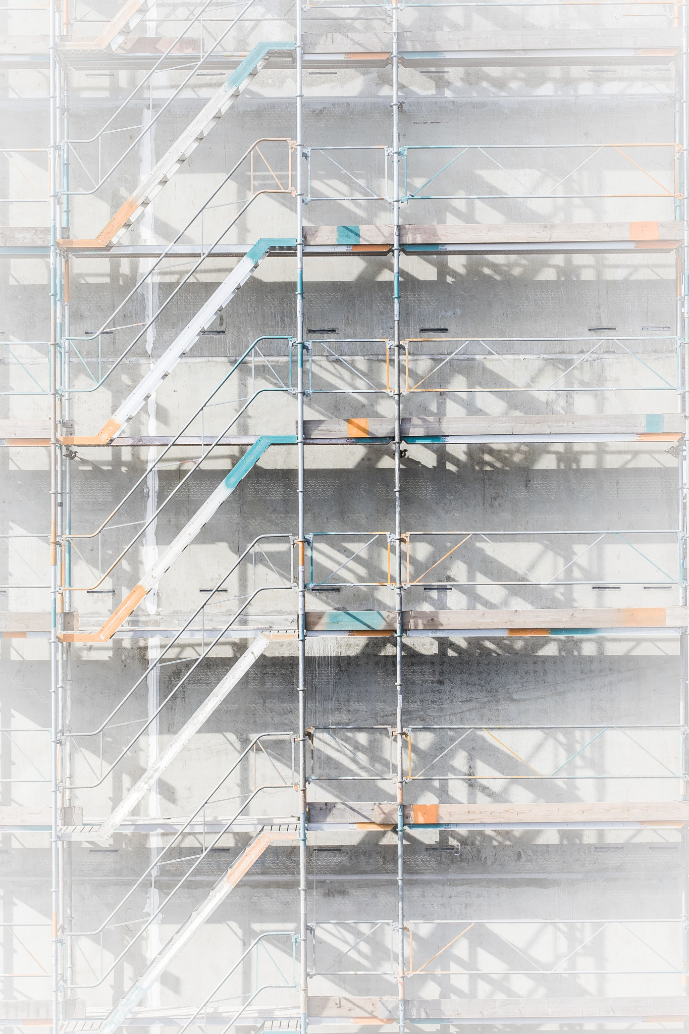 Canon EF 50mm F1.4 USM sample photo. Scaffolding photography