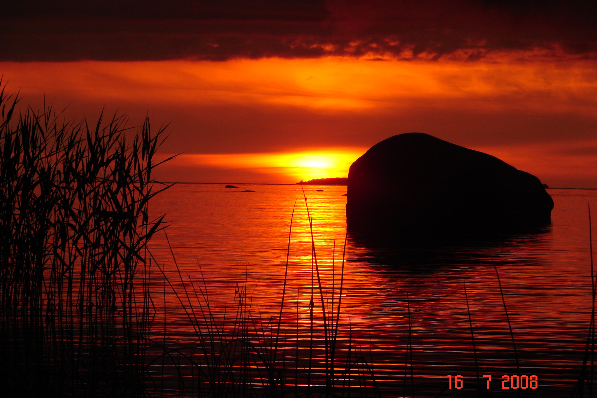 Sony DSC-H1 sample photo. Sonnenuntergang photography