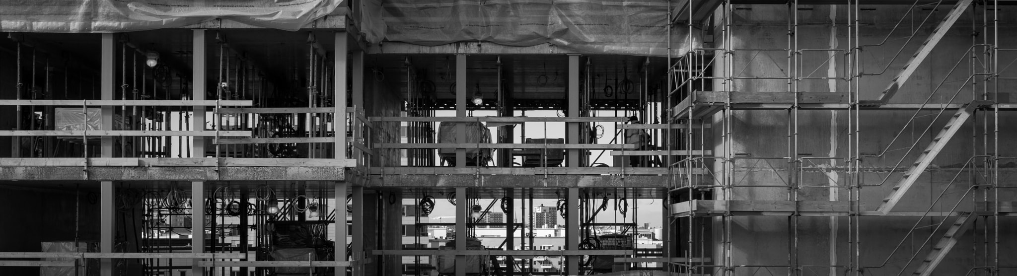 Canon EF 50mm F1.4 USM sample photo. Building site photography