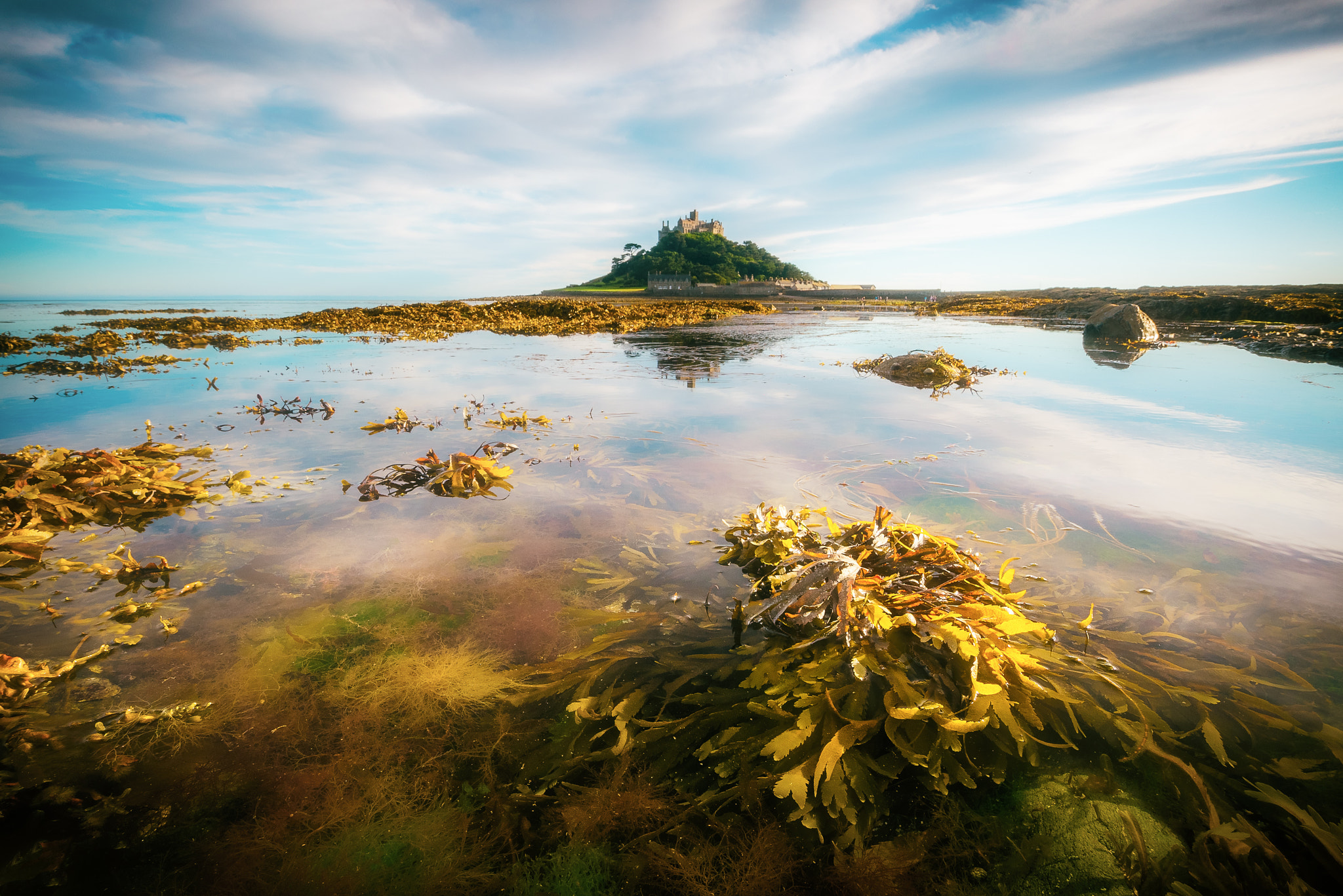 Olympus M.Zuiko Digital ED 9-18mm F4.0-5.6 sample photo. St michael's mount photography