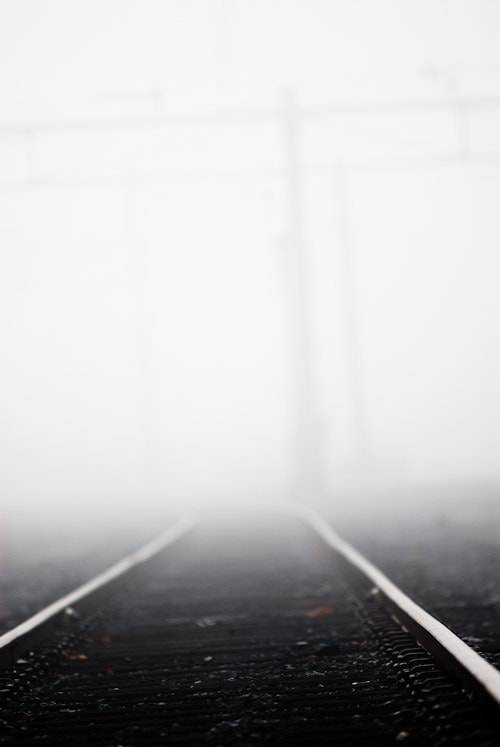 Nikon D200 sample photo. Railway details photography