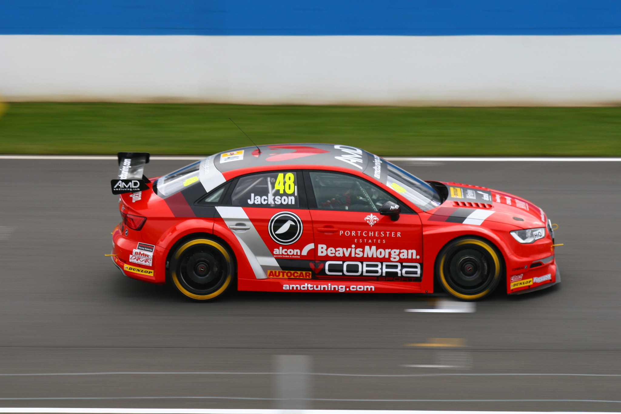 Canon EOS 30D sample photo. Btcc launch day test donington 16 march 2017 photography