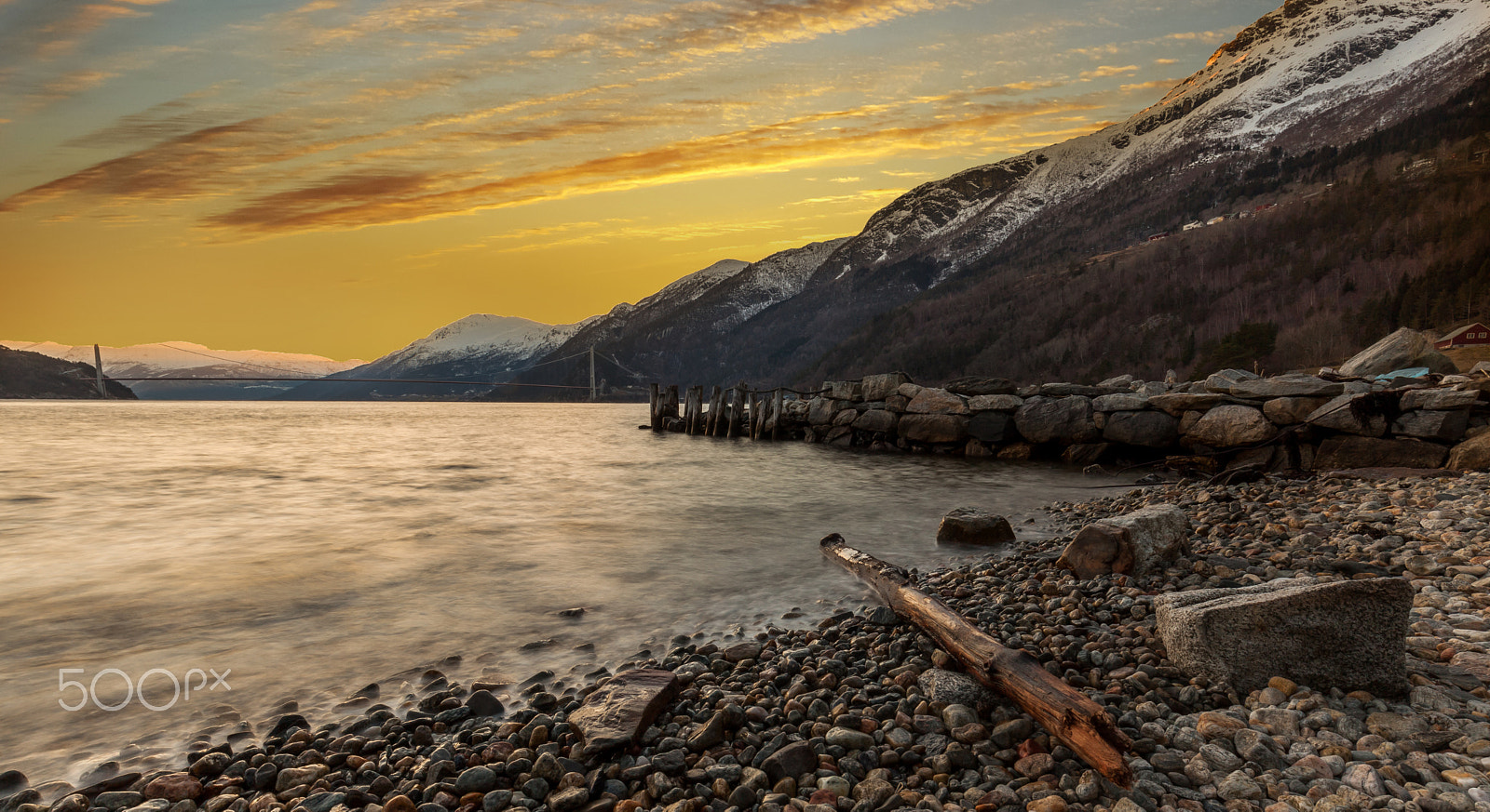 Canon EF 16-35mm F4L IS USM sample photo. Fjord in noray photography