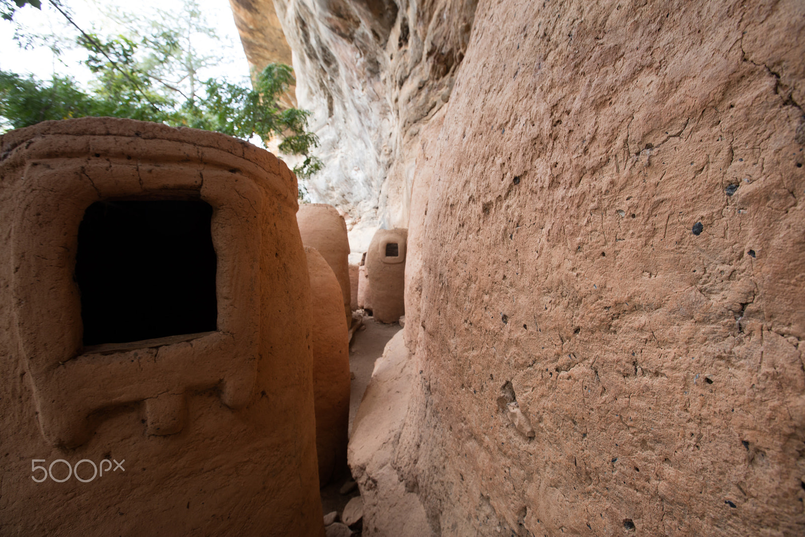 Canon EF 16-35mm F2.8L II USM sample photo. Troglodyte village, burkina faso photography