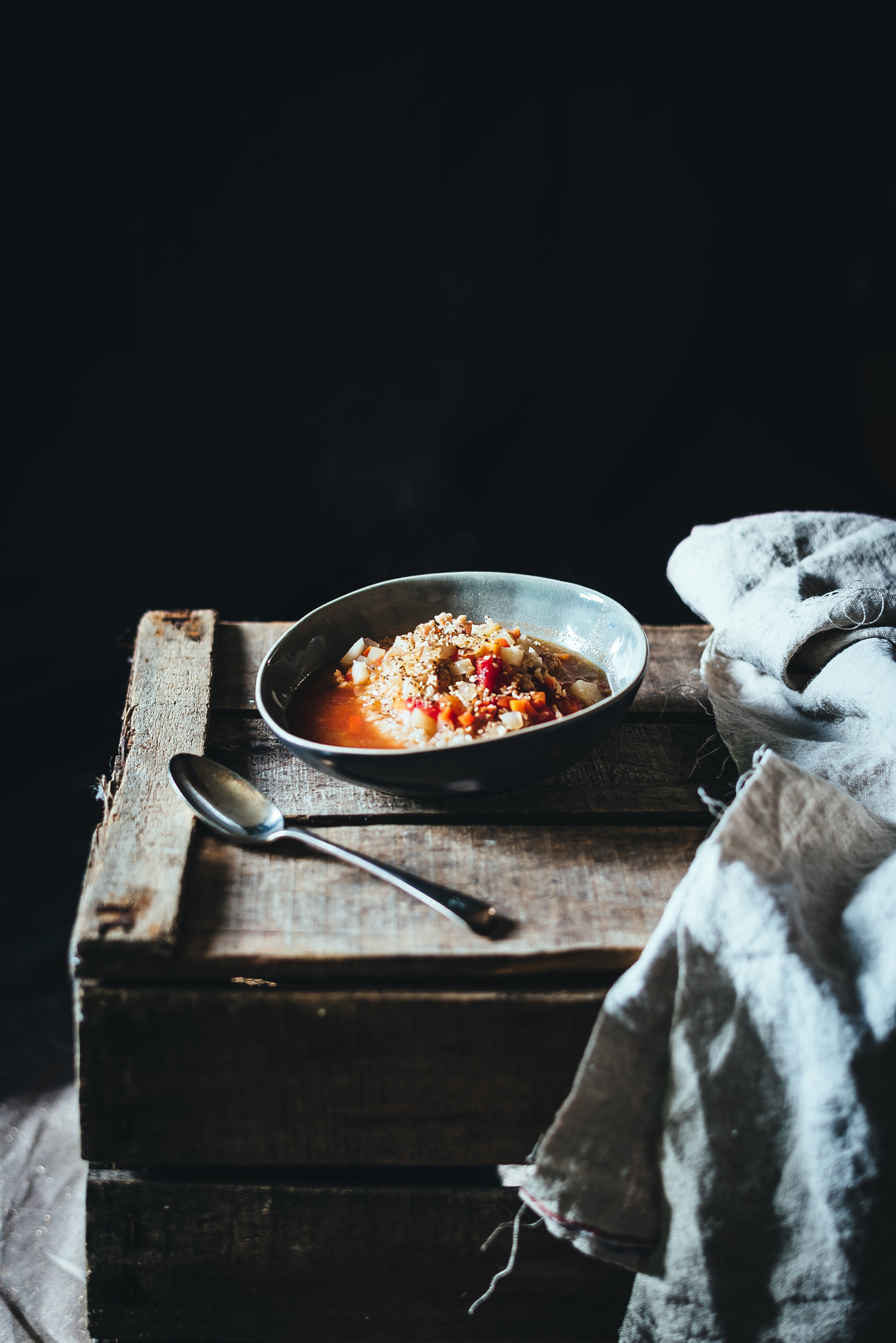 Nikon D750 + Nikon AF-S Nikkor 58mm F1.4G sample photo. Minestrone risotto photography