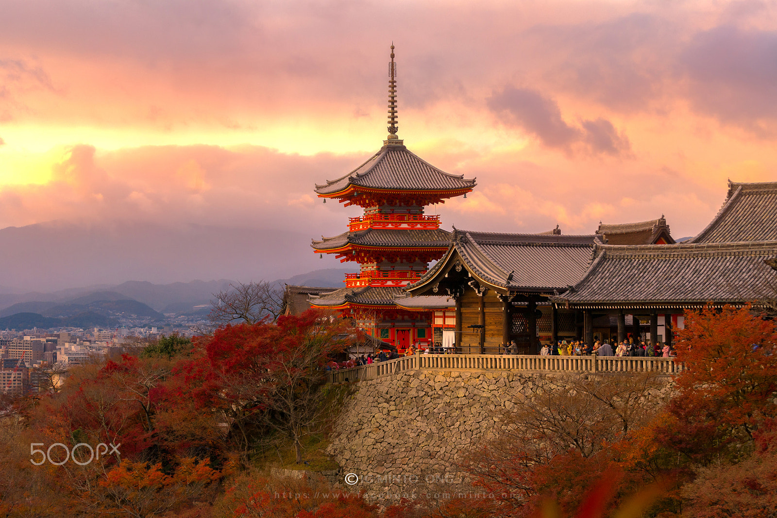 Sony a7 II + Canon EF 70-200mm F4L IS USM sample photo. Kiyomizu_1.jpg photography