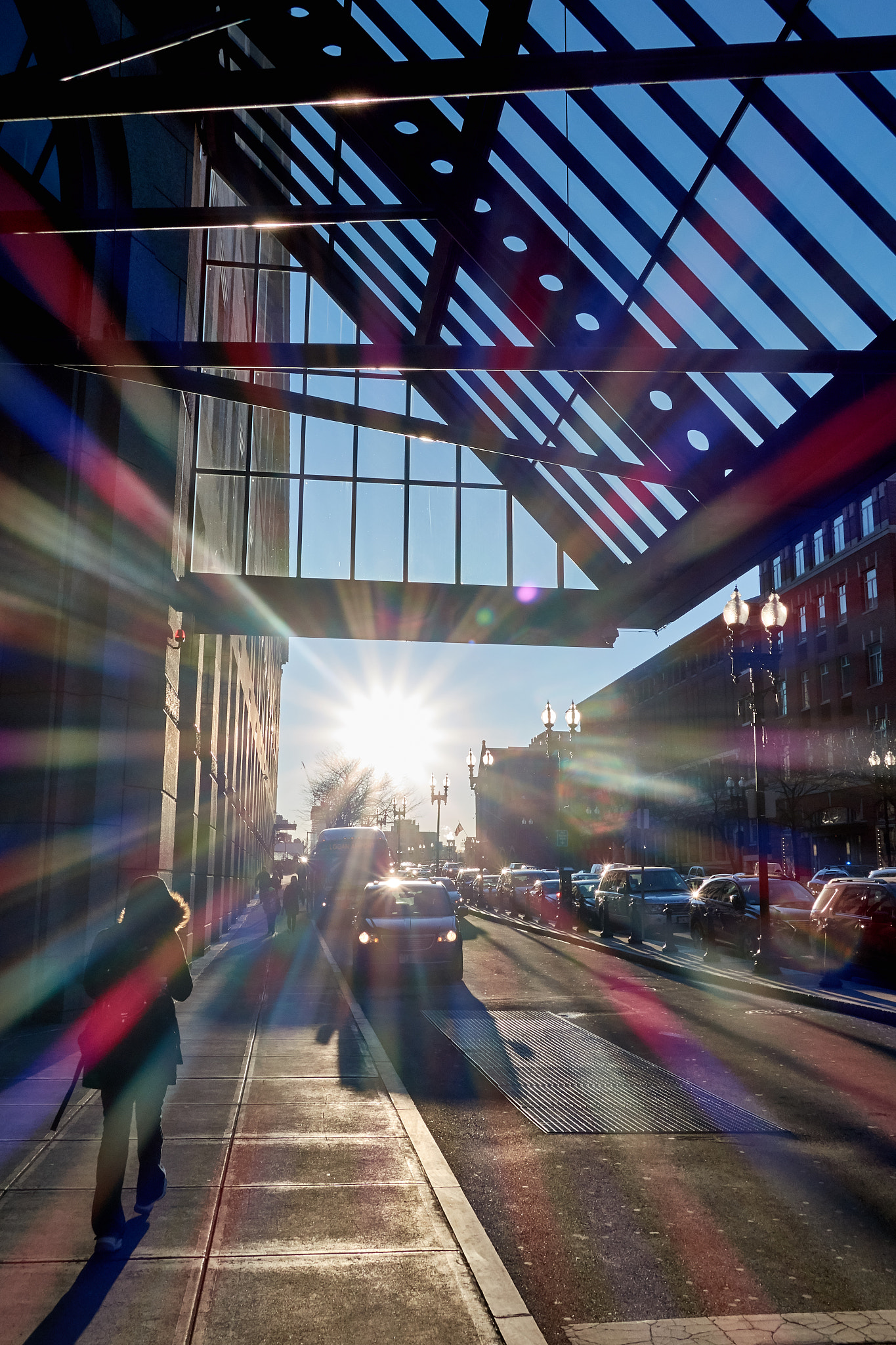 Sony Cyber-shot DSC-RX100 II sample photo. Boston winter sunset photography