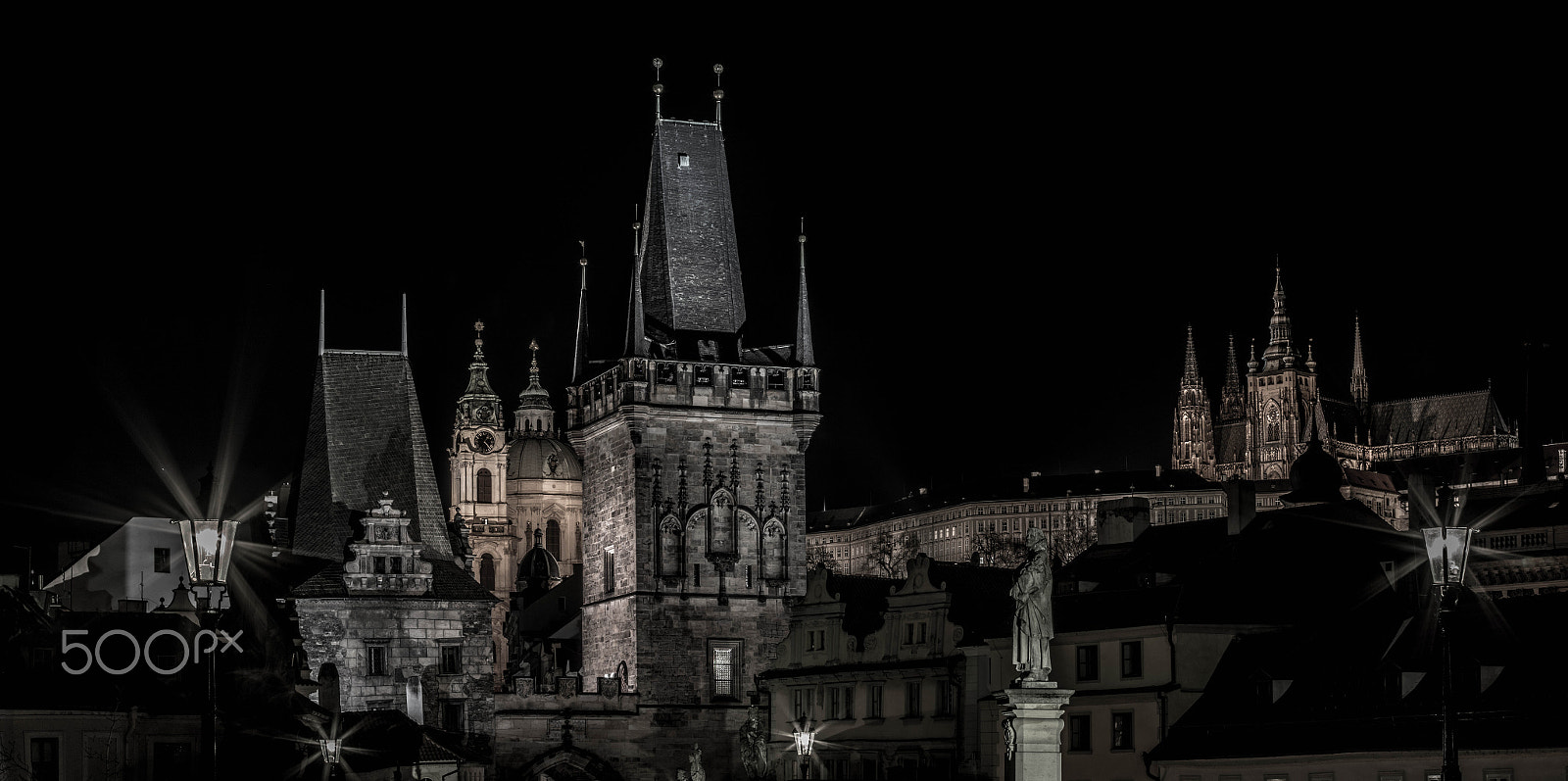 Canon EF 70-200mm F2.8L IS II USM sample photo. Prague towers photography
