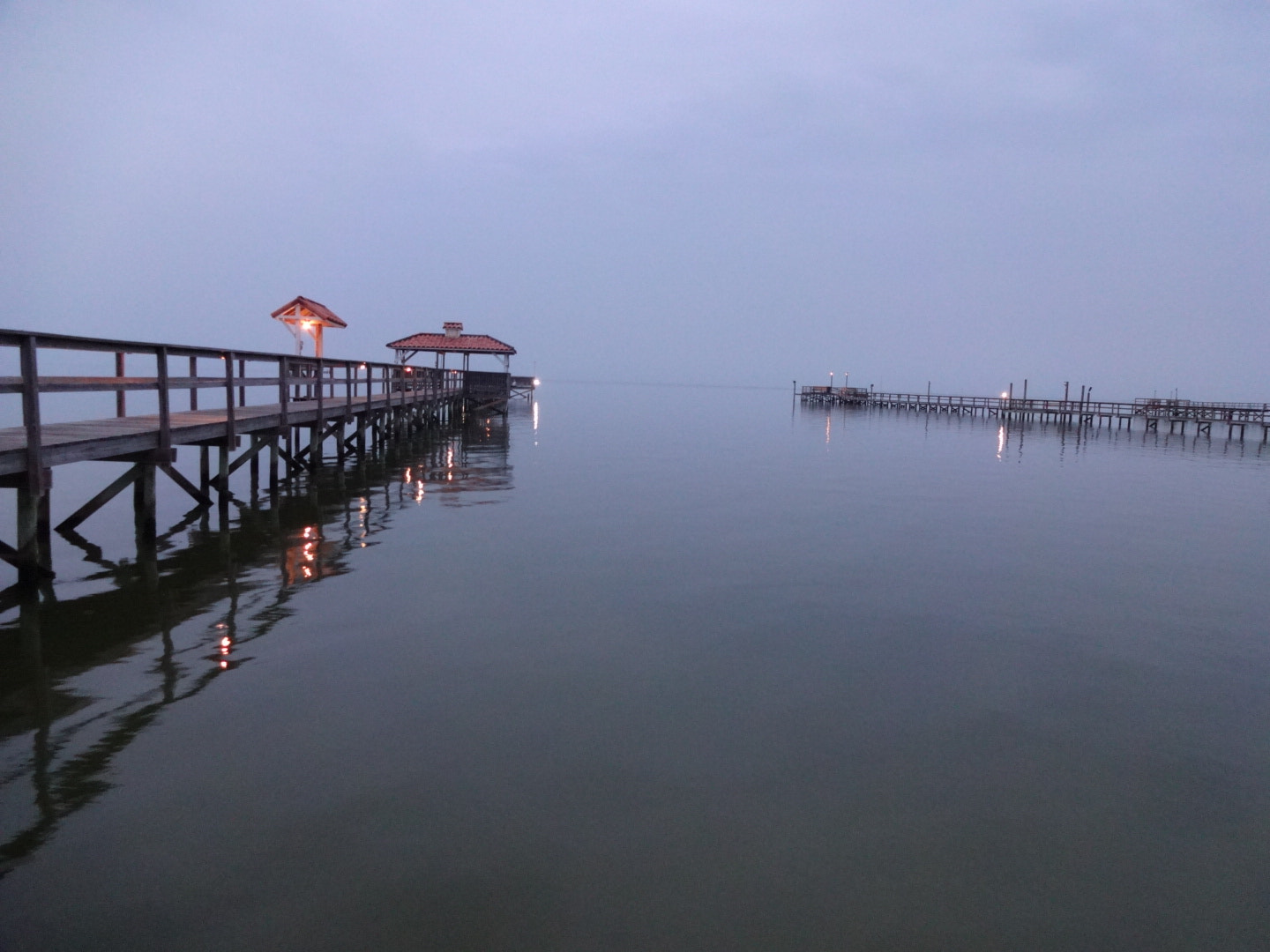 Sony Cyber-shot DSC-QX10 sample photo. Pier at rockport, tx photography