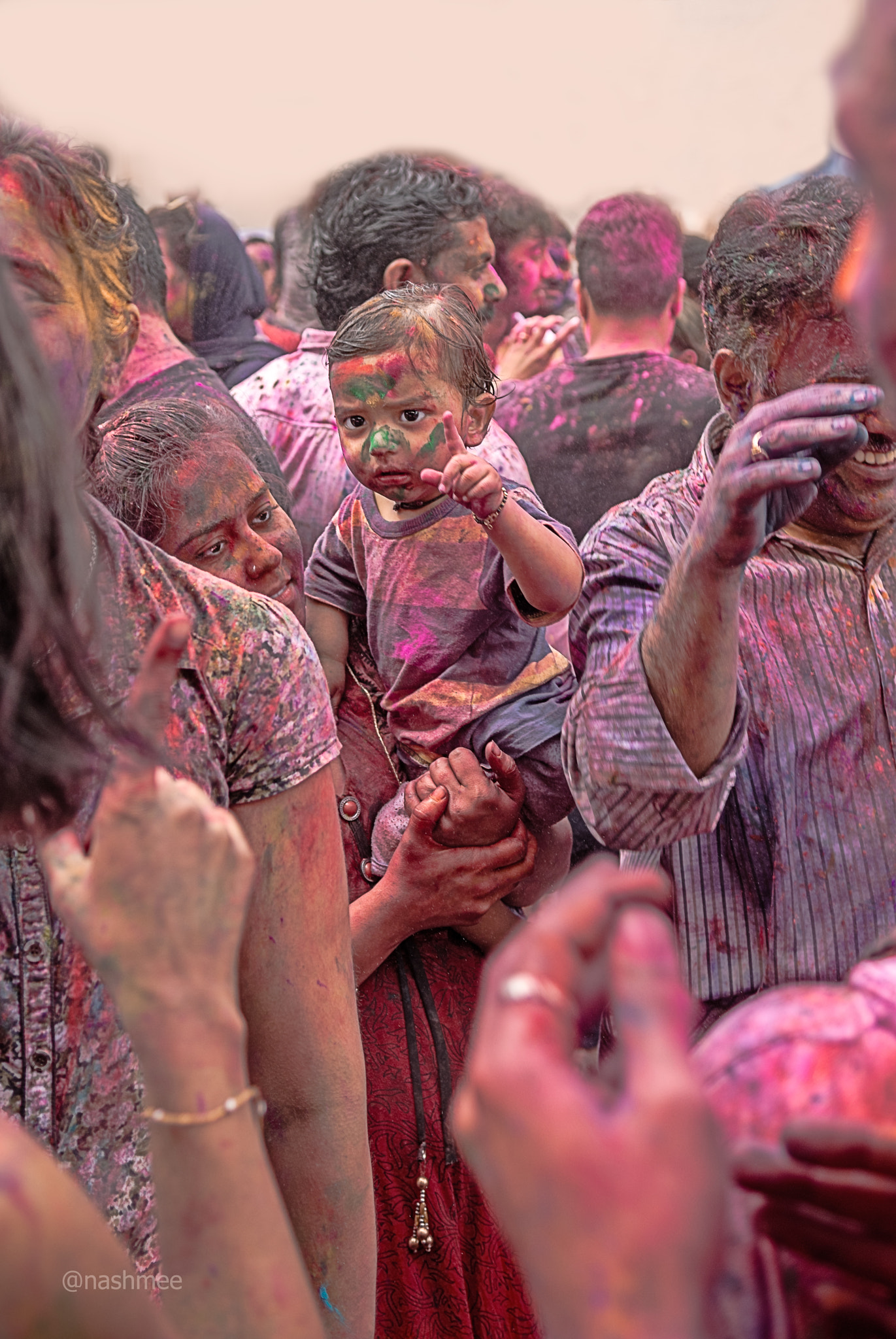 Nikon D500 sample photo. Holi in bahrain photography