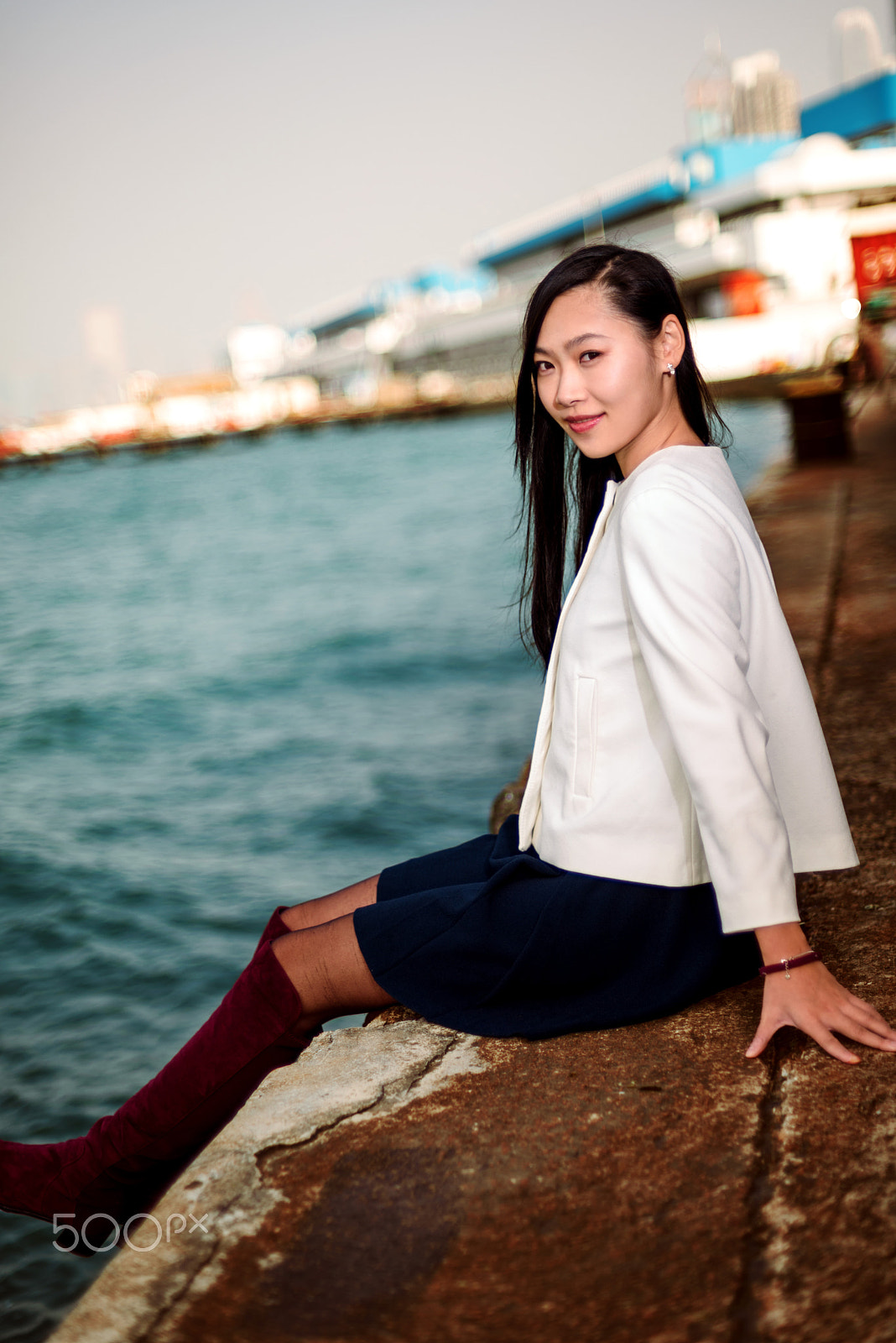 Nikon D750 + Nikon AF Nikkor 50mm F1.4D sample photo. Abandoned pier, viewing the sea photography