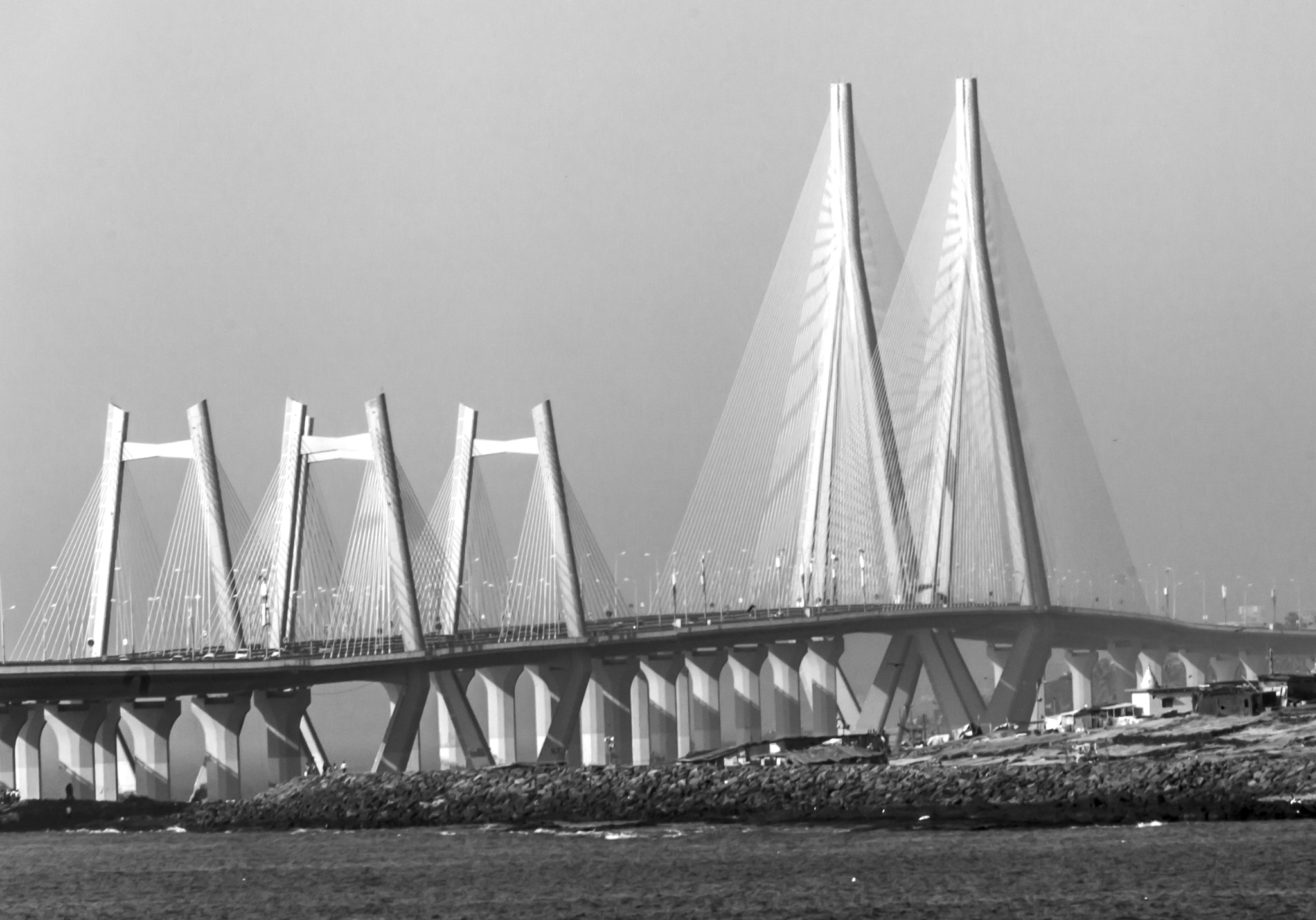 Canon EF 75-300mm f/4-5.6 USM sample photo. Mumbai bandra-worli sealink photography