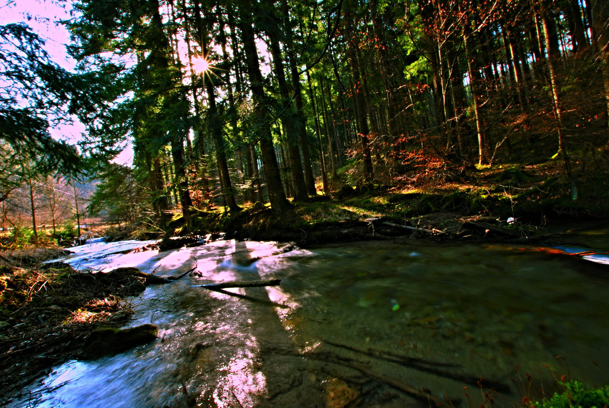 Nikon D3000 + Sigma 10-20mm F3.5 EX DC HSM sample photo. Creek no.3 photography