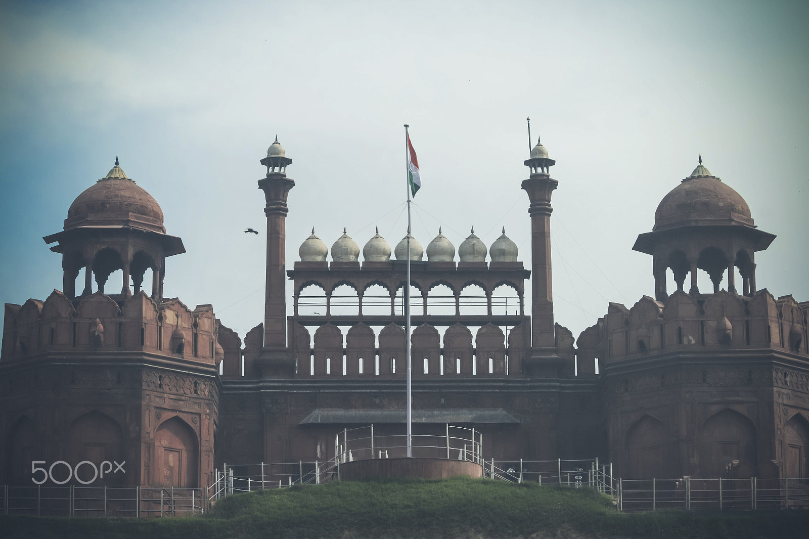 Canon EF-S 55-250mm F4-5.6 IS STM sample photo. Red fort - delhi photography