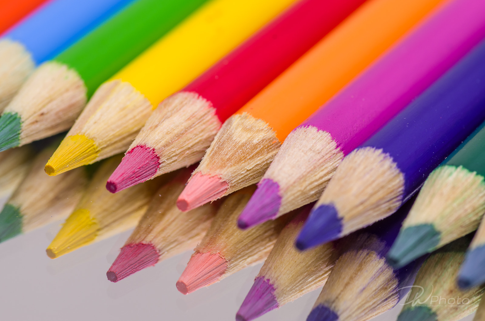 Pentax smc D-FA 100mm F2.8 Macro WR sample photo. Pencil rainbow photography